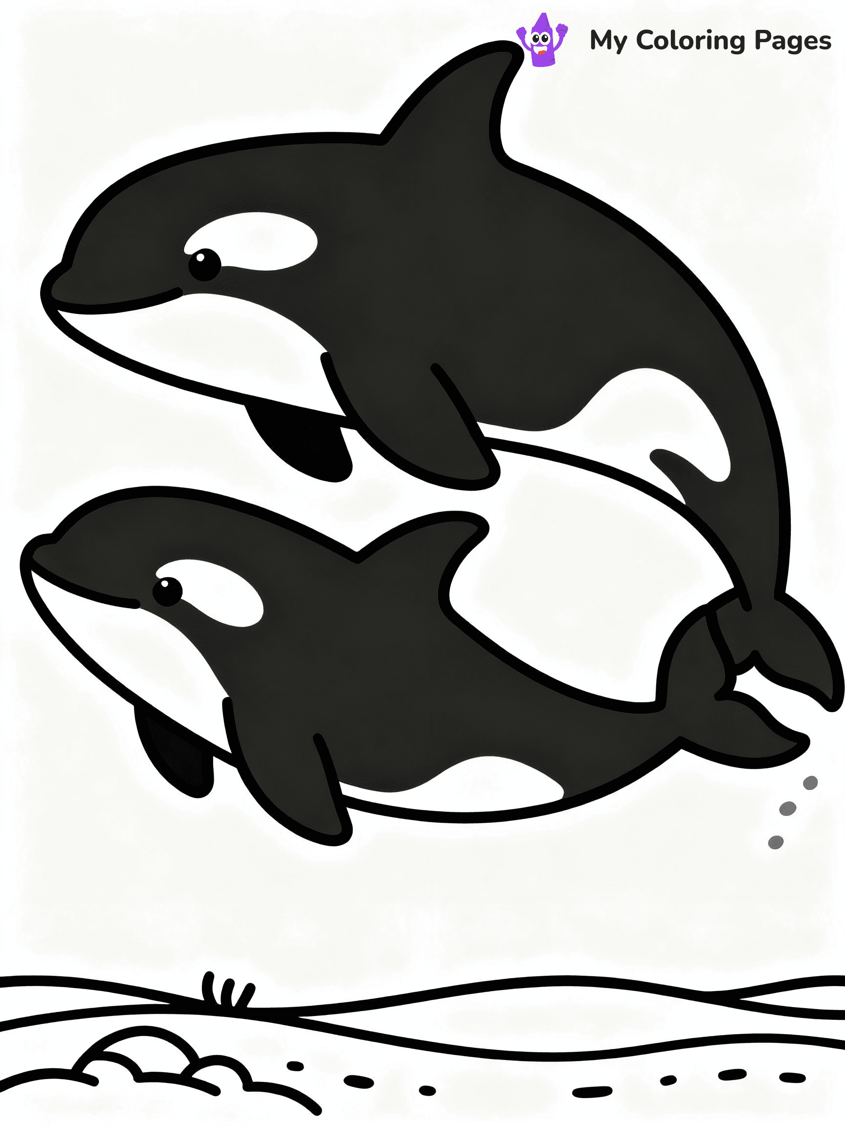 Orca Coloring Pages - 14