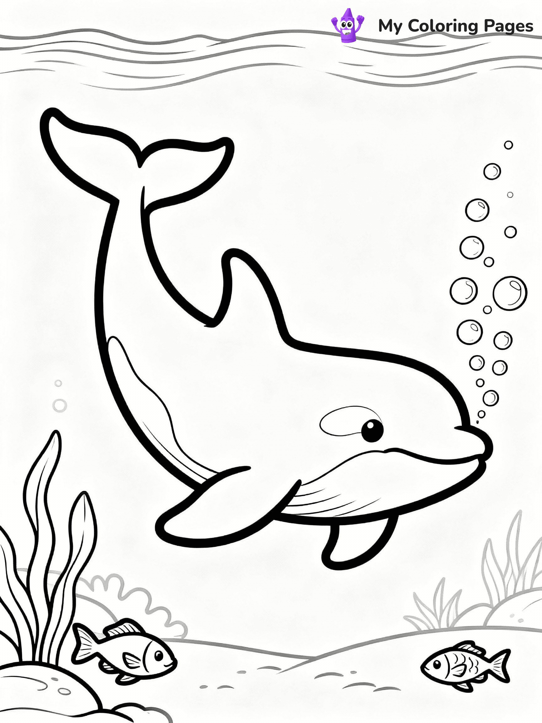 Orca Coloring Pages - 11