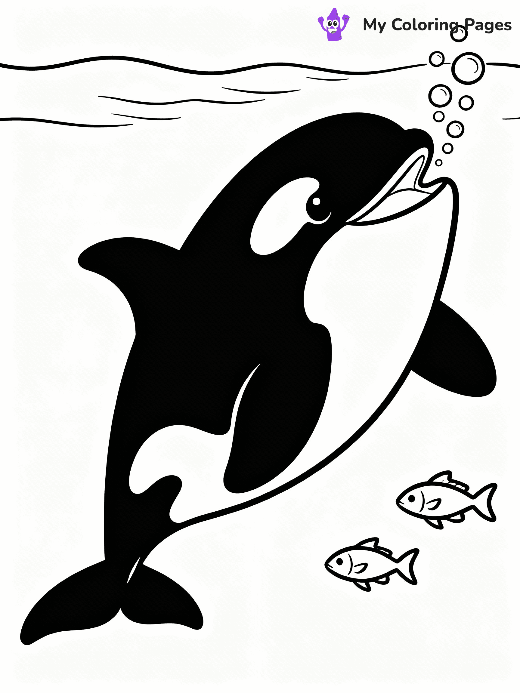 Orca Coloring Pages - 10