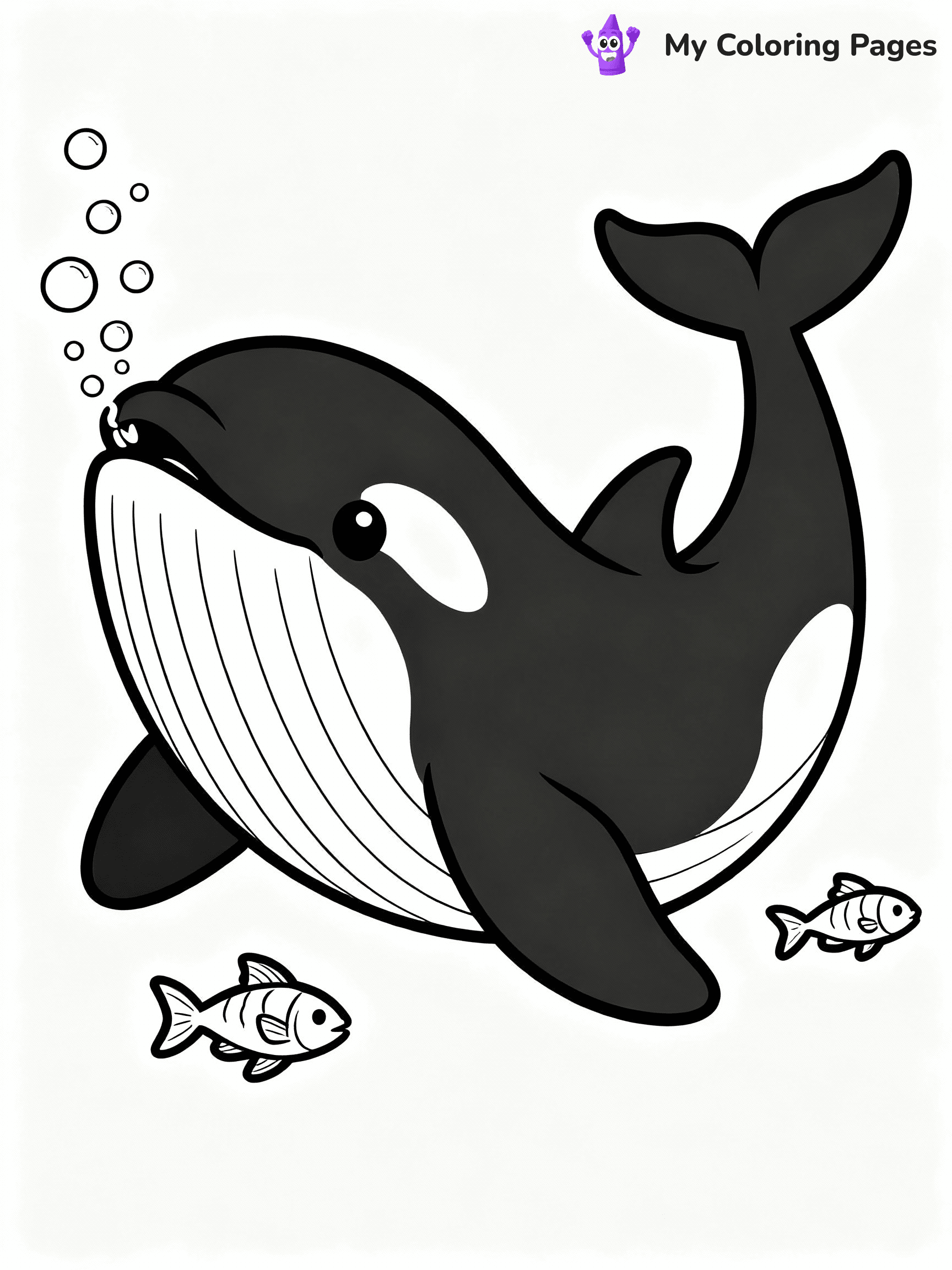 Orca Coloring Pages - 8