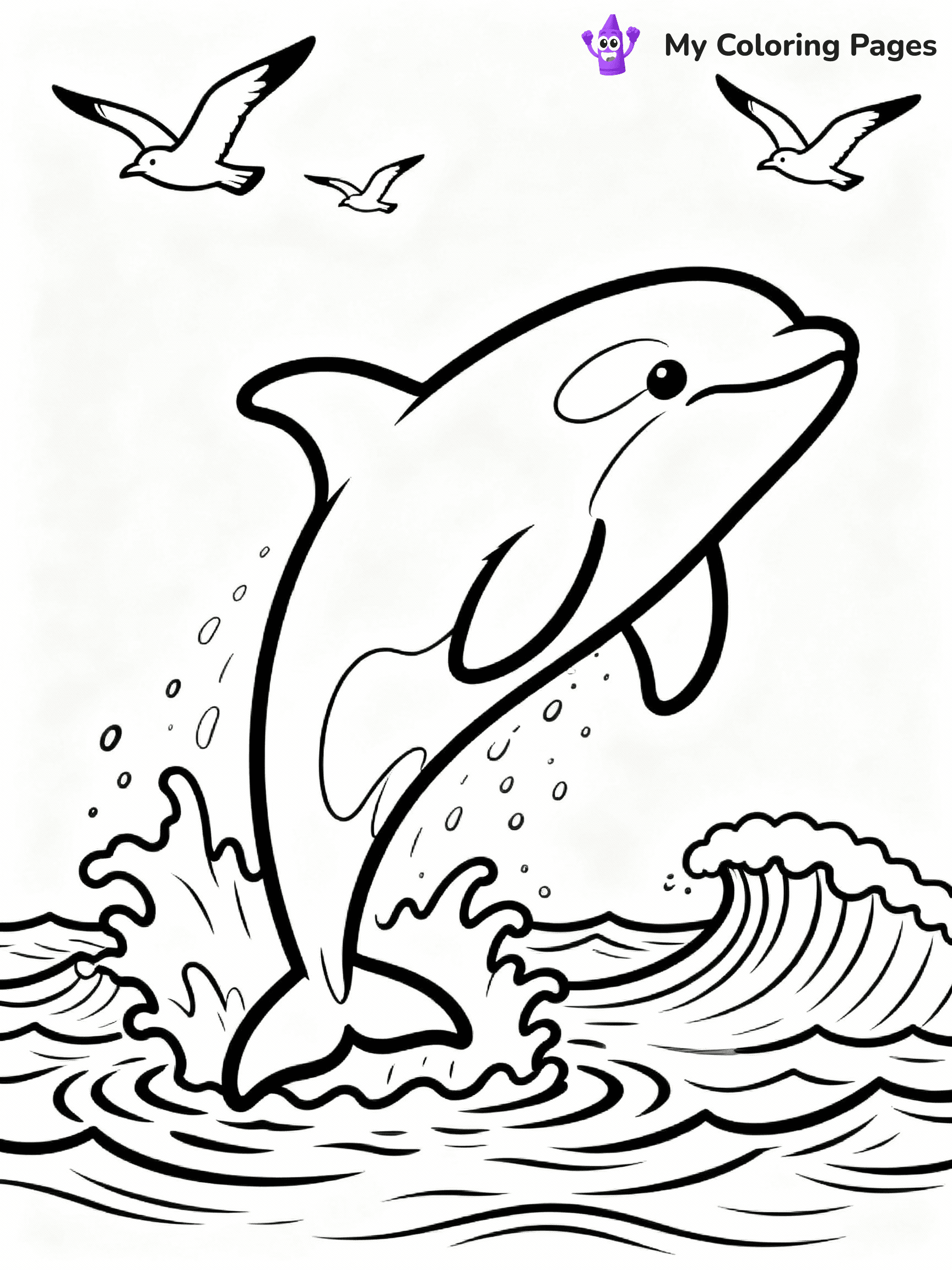 Orca Coloring Pages - 4