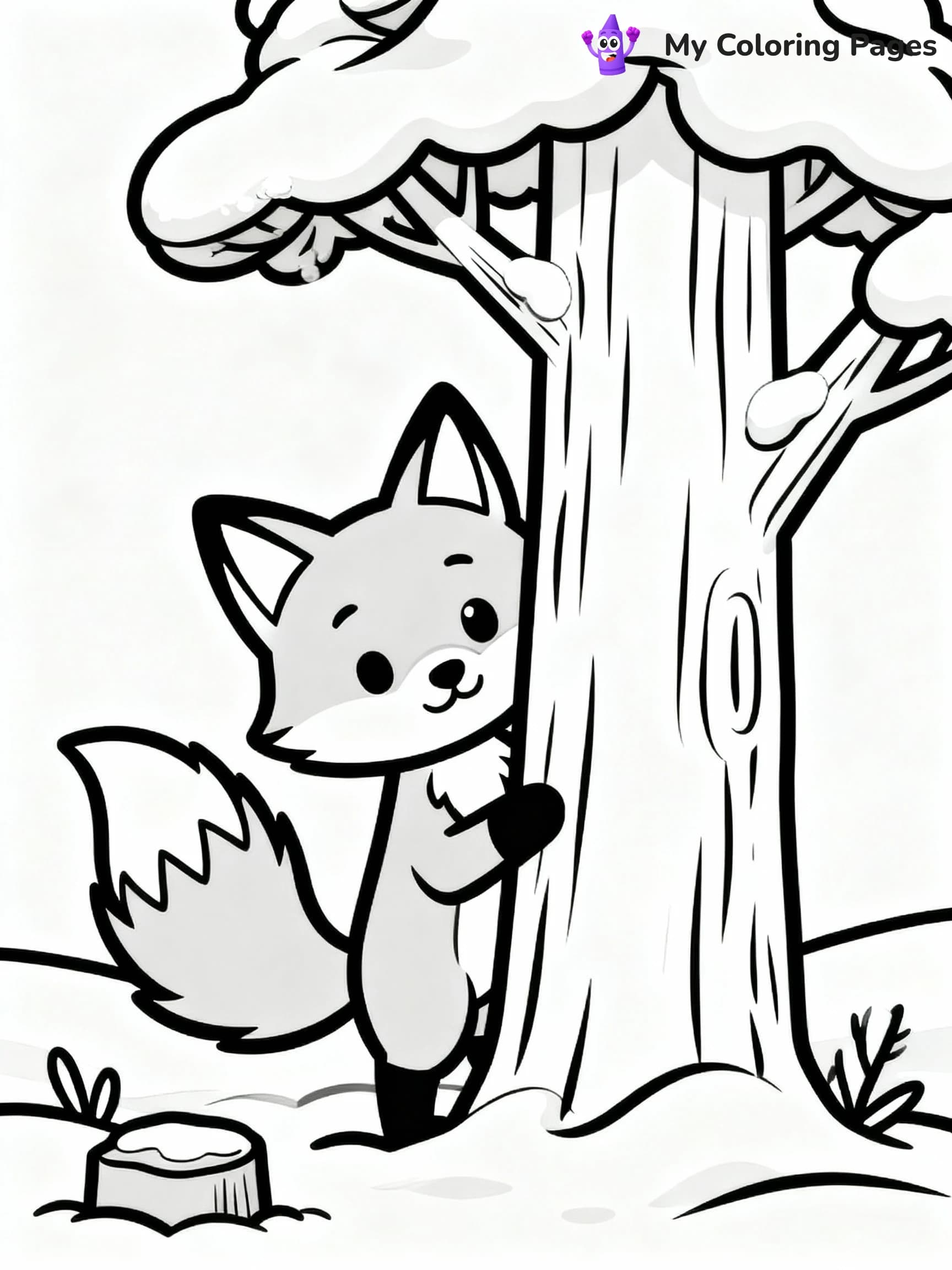 Winter Coloring Pages - 24
