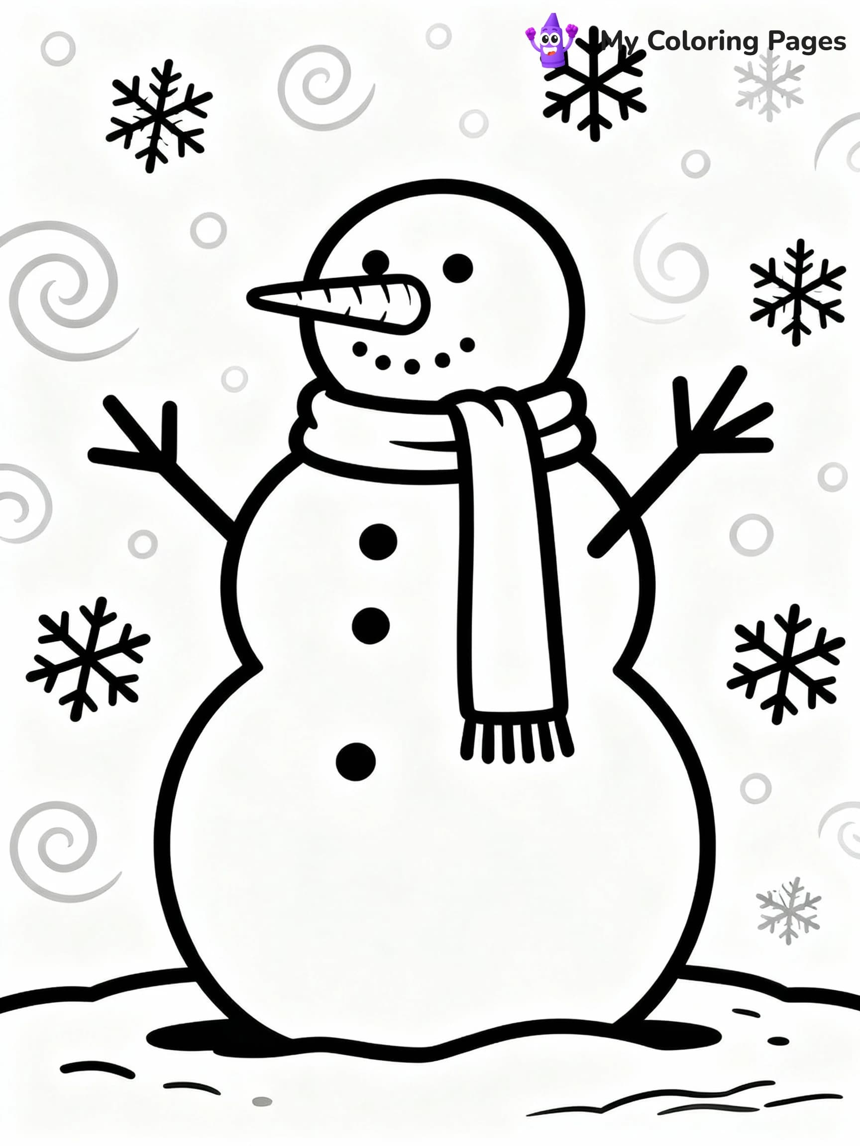 Winter Coloring Pages - 23