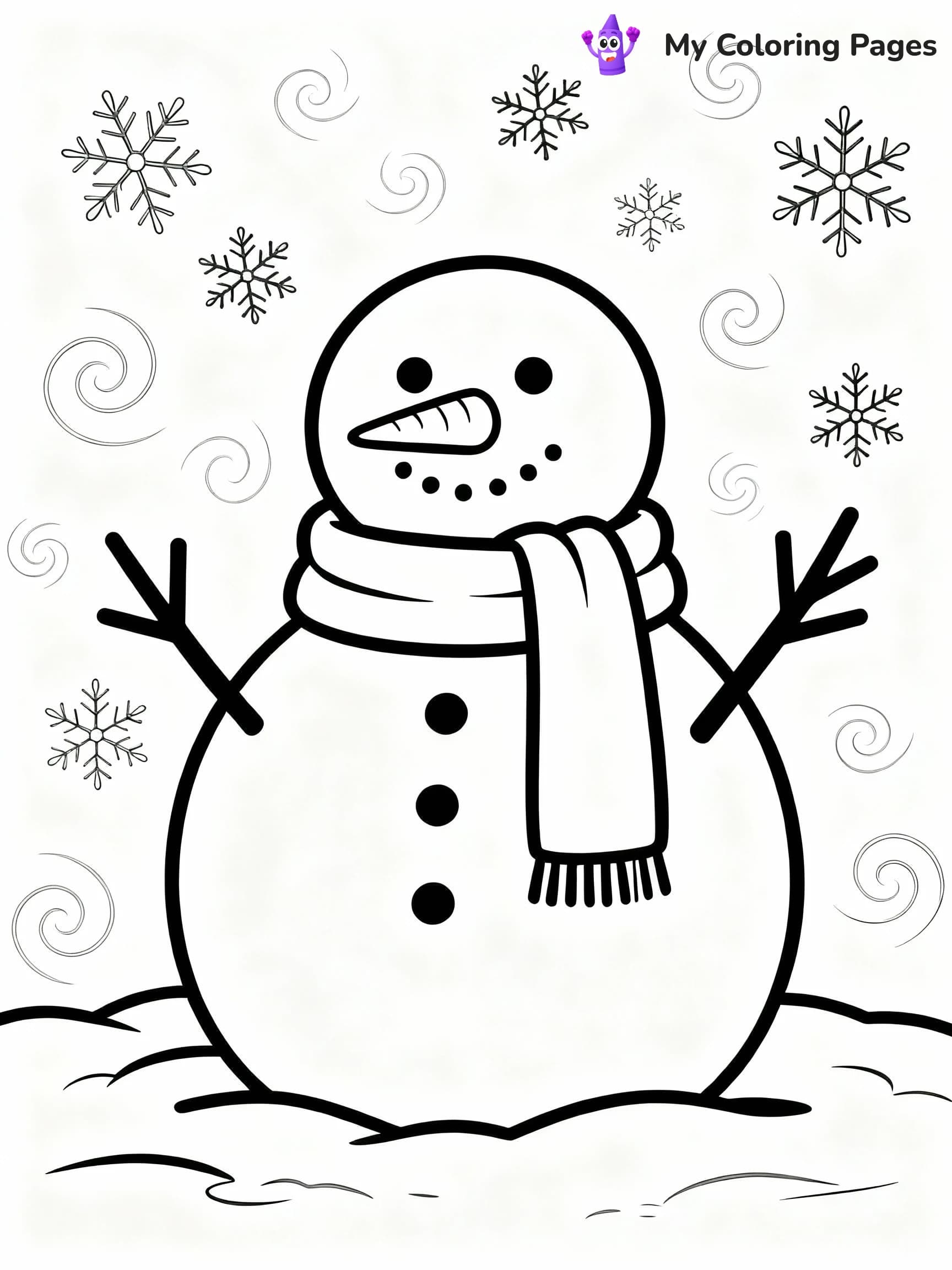 Winter Coloring Pages - 22
