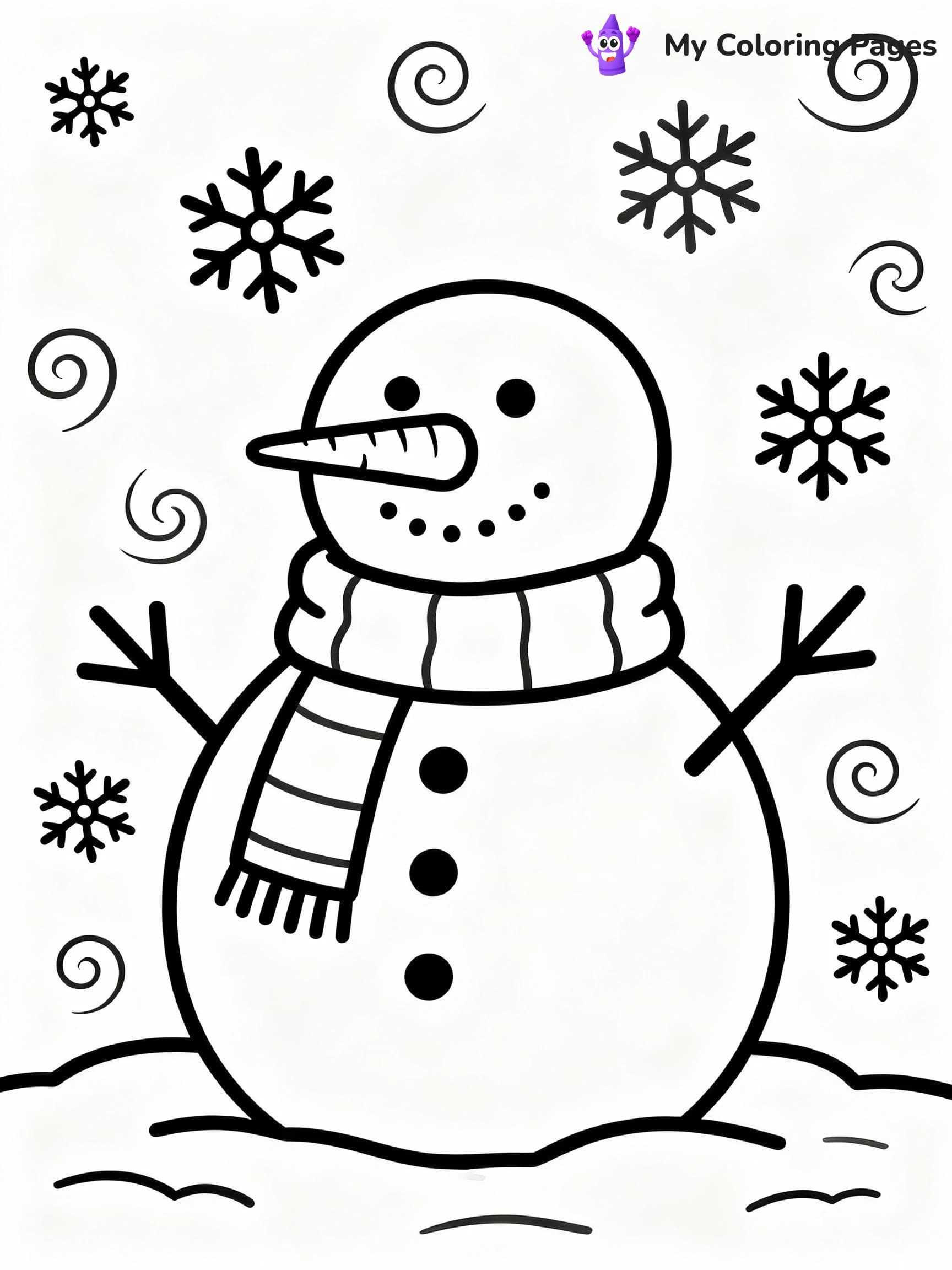 Winter Coloring Pages - 17