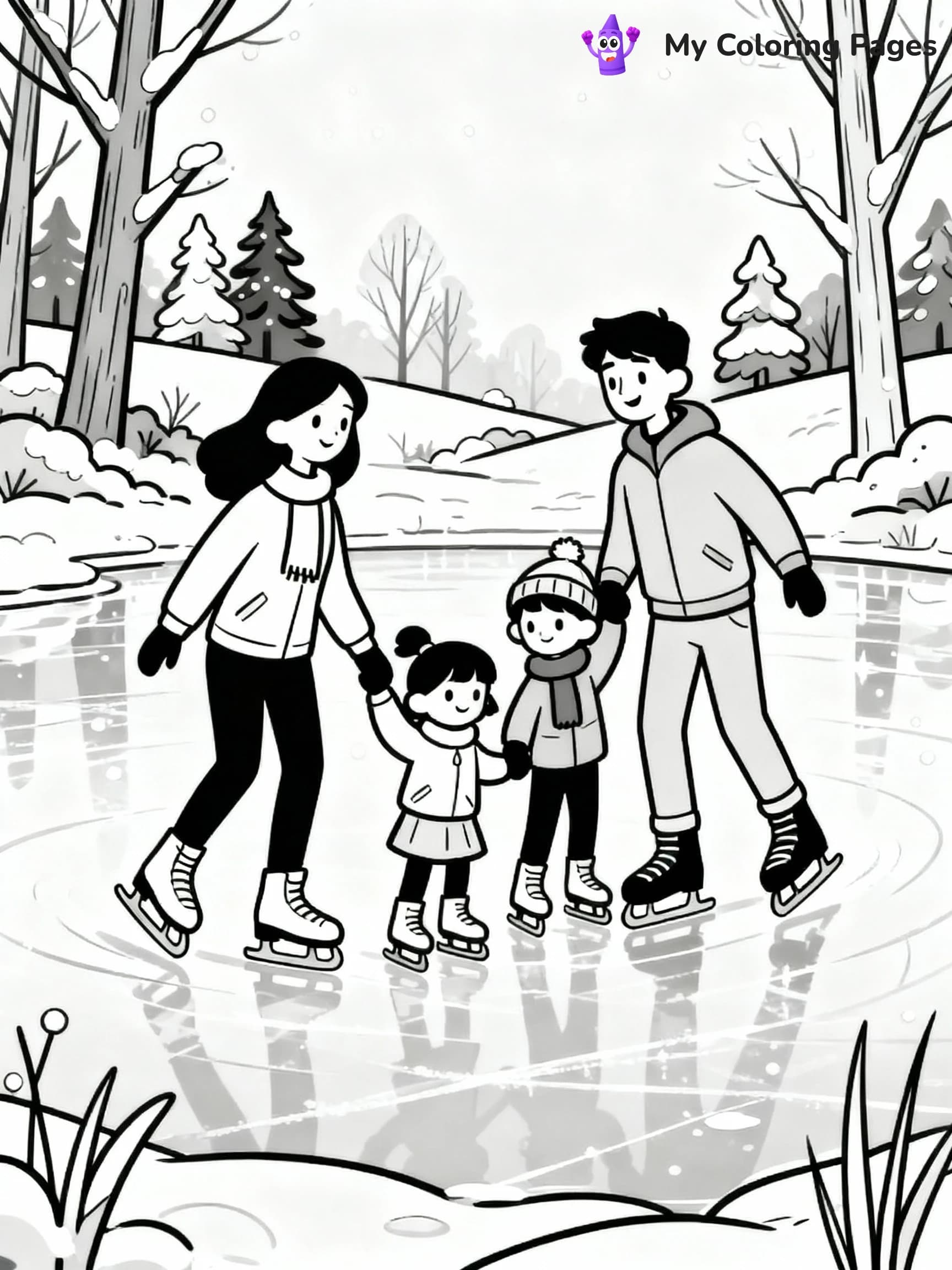 Winter Coloring Pages - 16