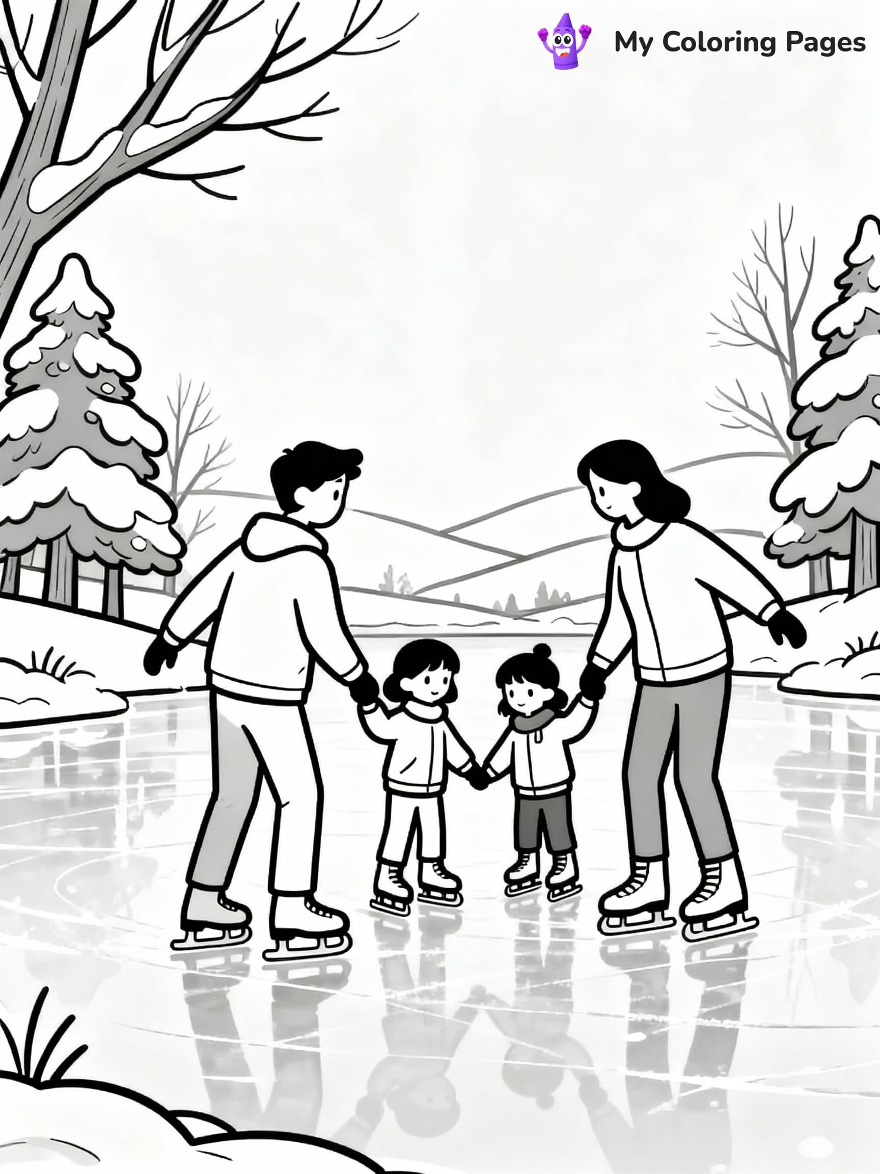 Winter Coloring Pages - 14
