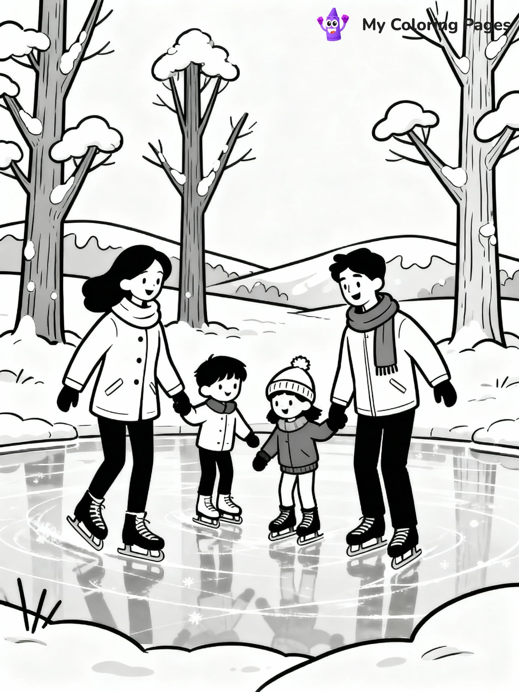 Winter Coloring Pages - 12