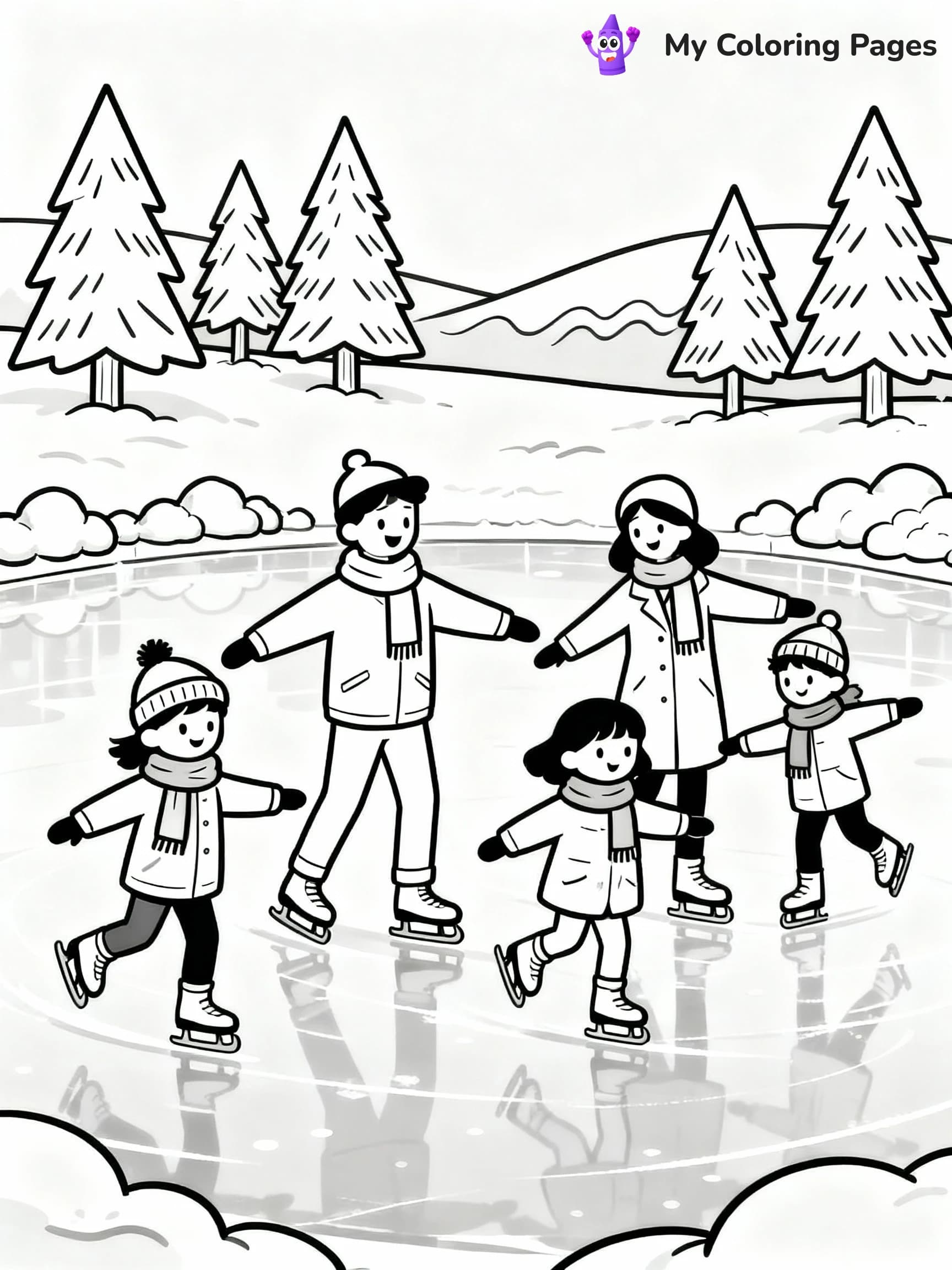 Winter Coloring Pages - 11