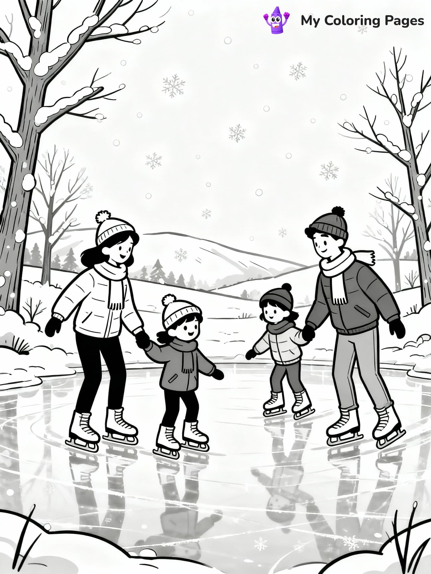 Winter Coloring Pages - 10