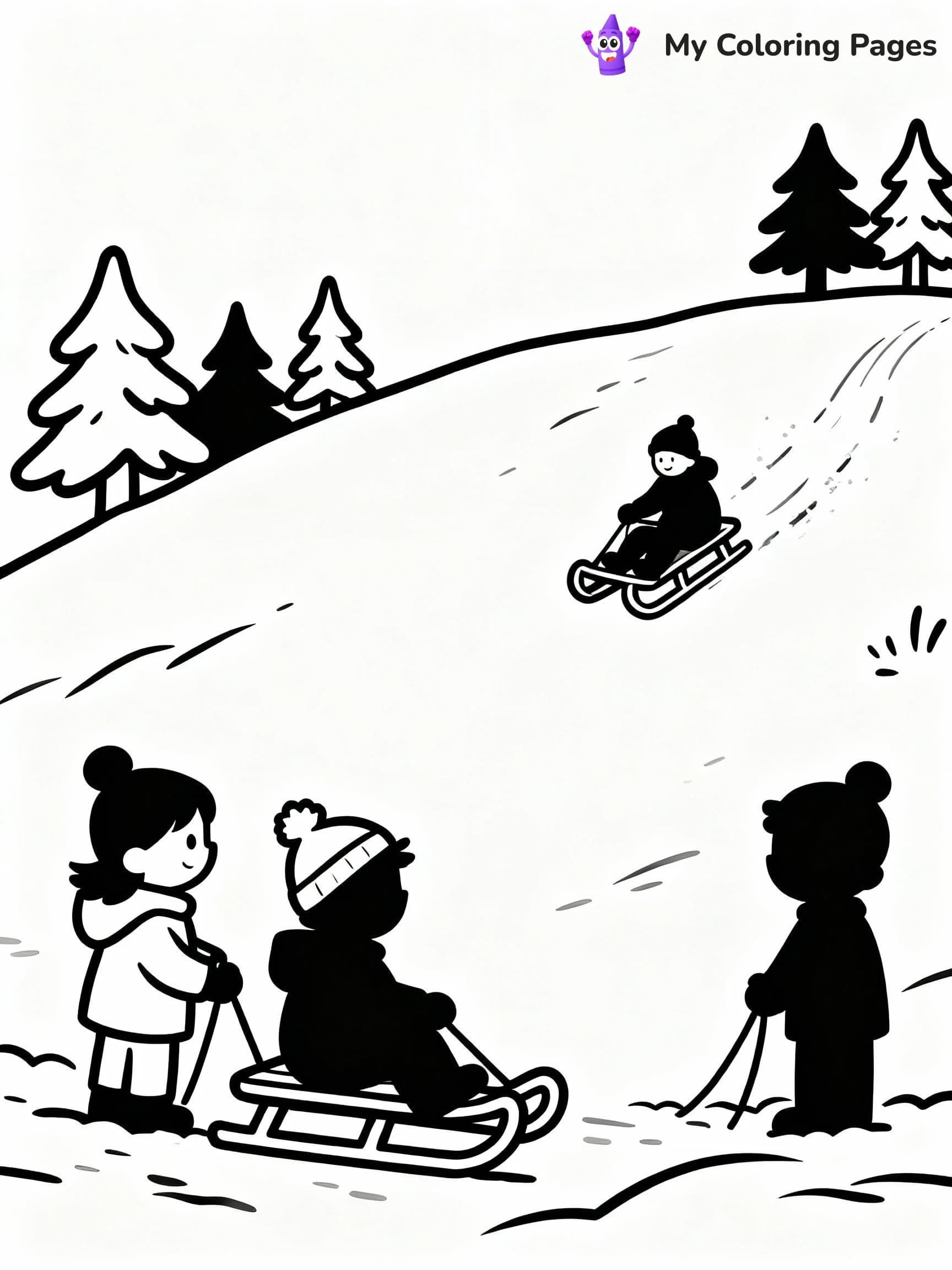 Winter Coloring Pages - 9