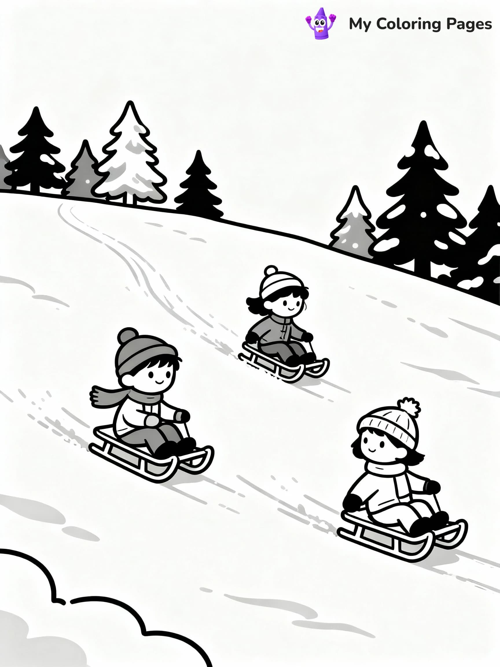 Winter Coloring Pages - 8