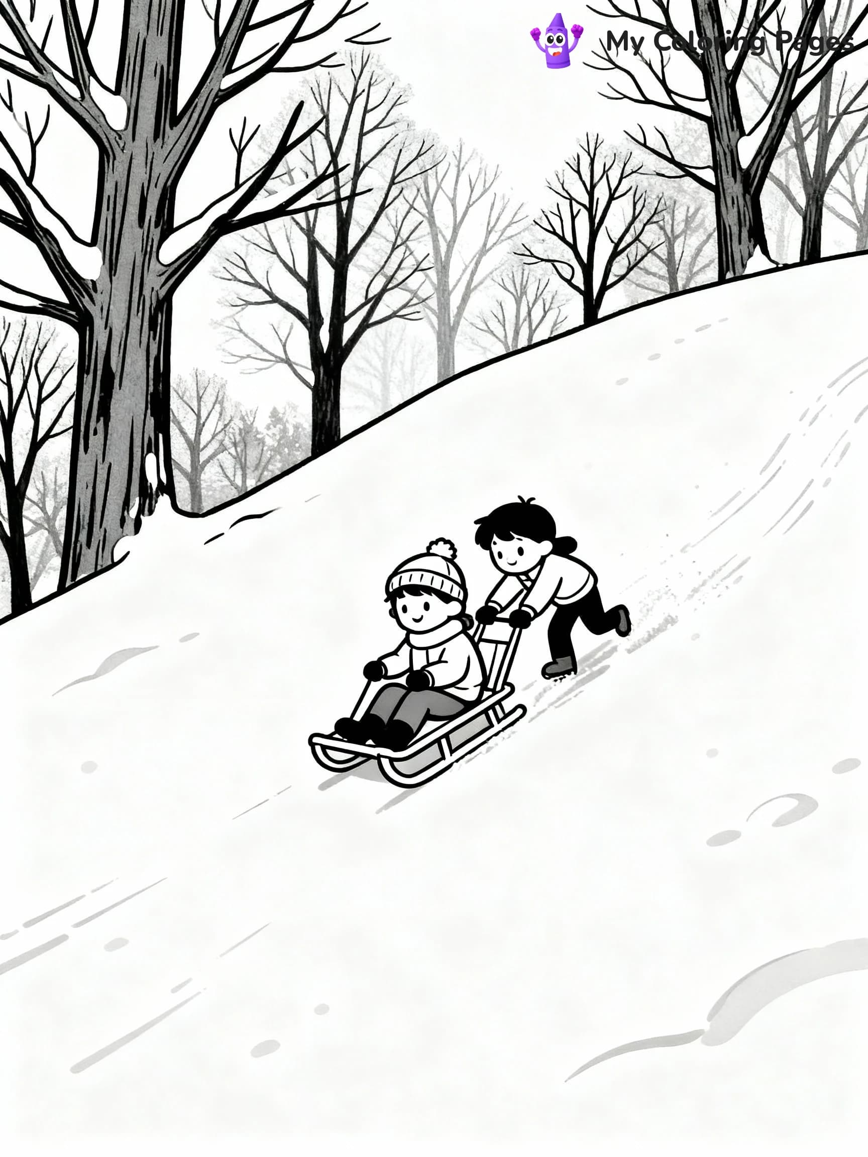 Winter Coloring Pages - 7