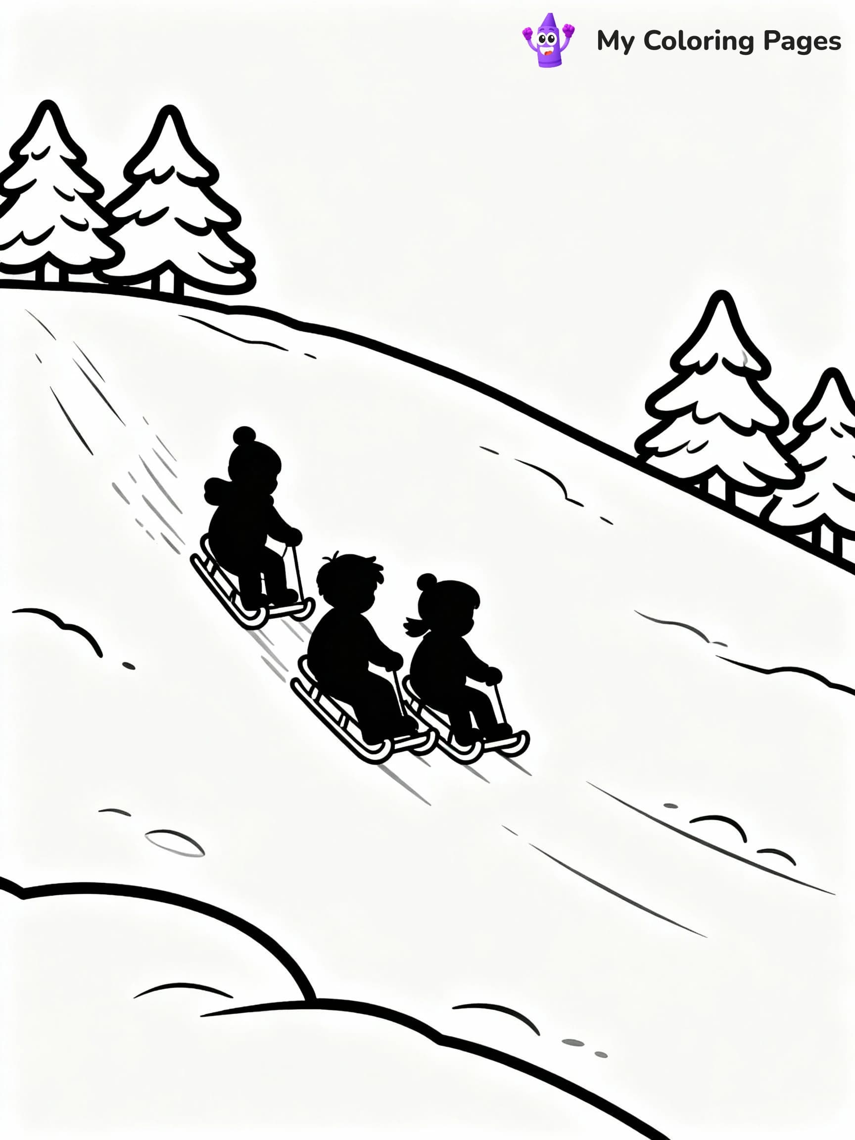 Winter Coloring Pages - 6