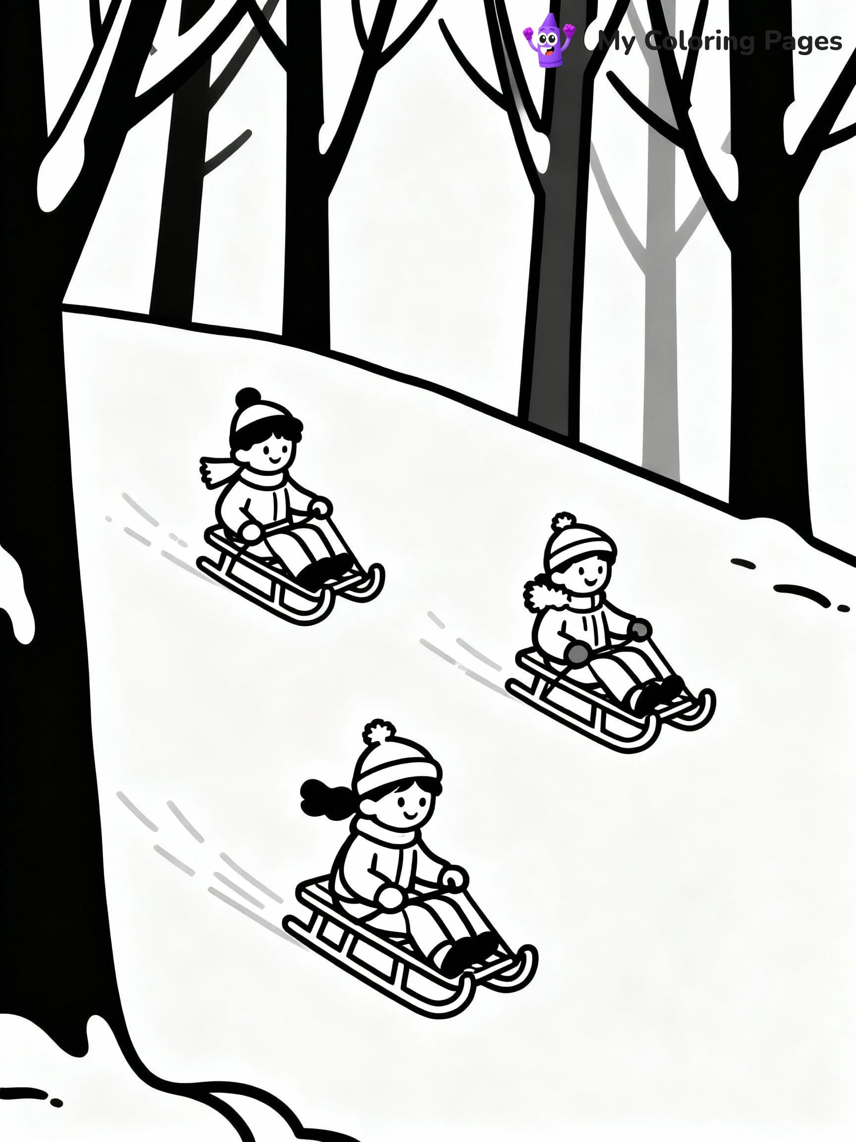 Winter Coloring Pages - 4