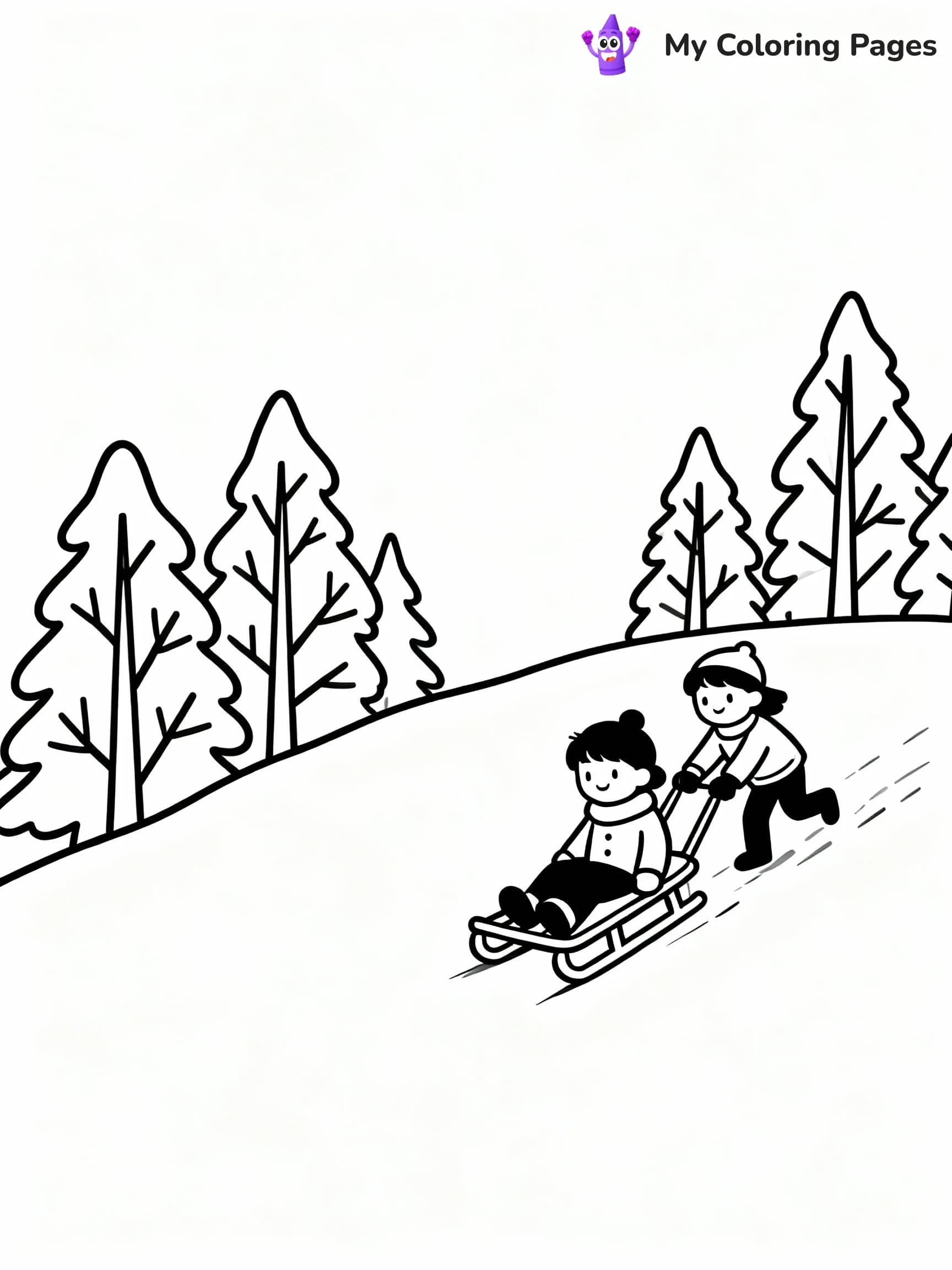 Winter Coloring Pages - 3