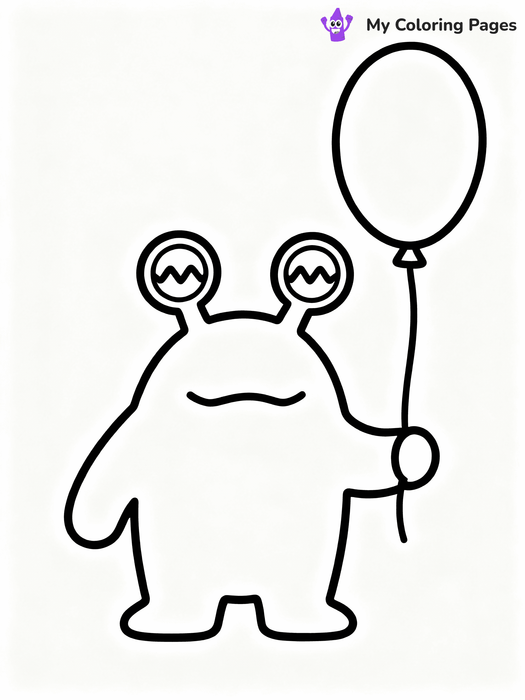 Monster Coloring Pages - 49