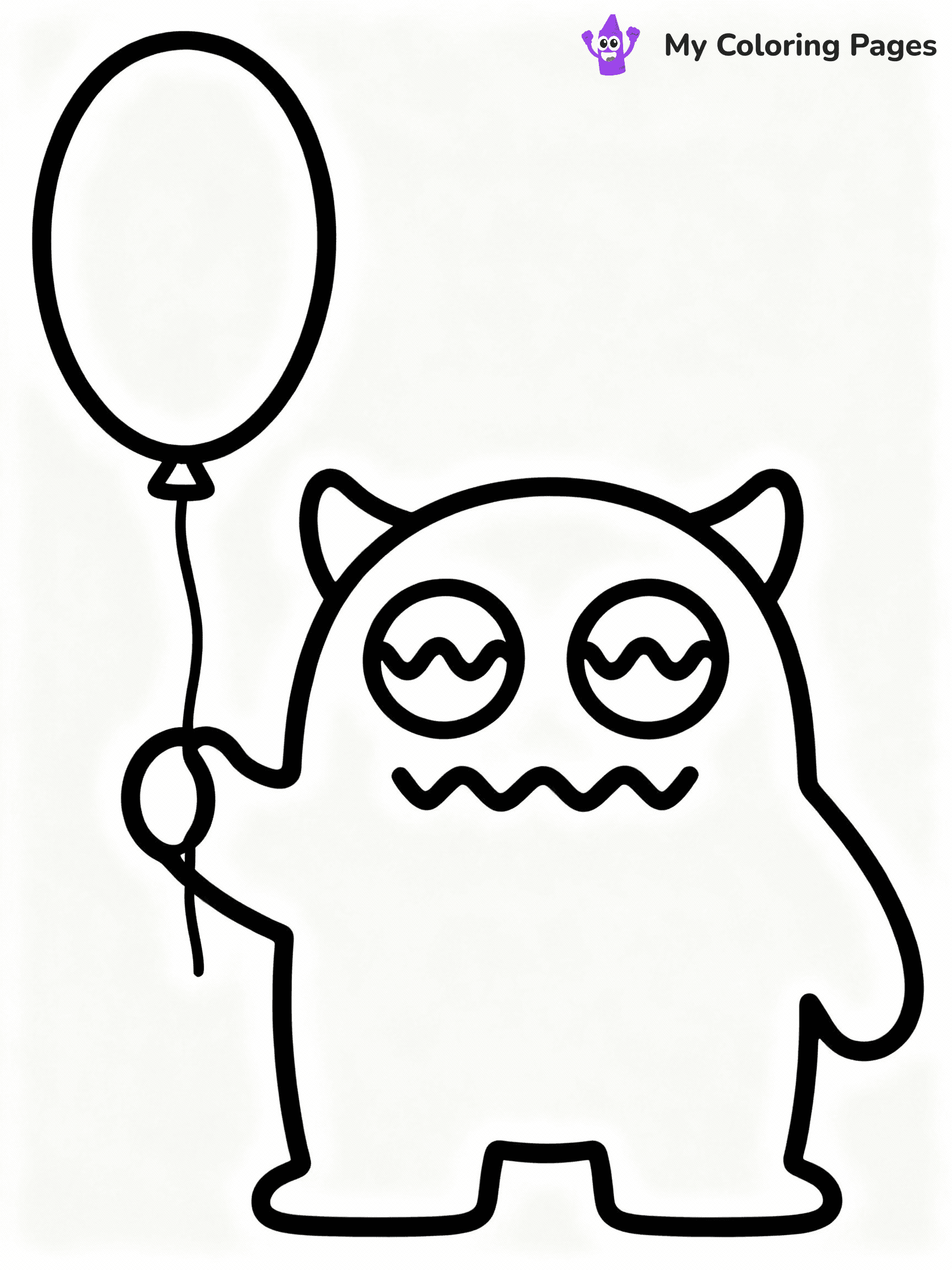 Monster Coloring Pages - 47