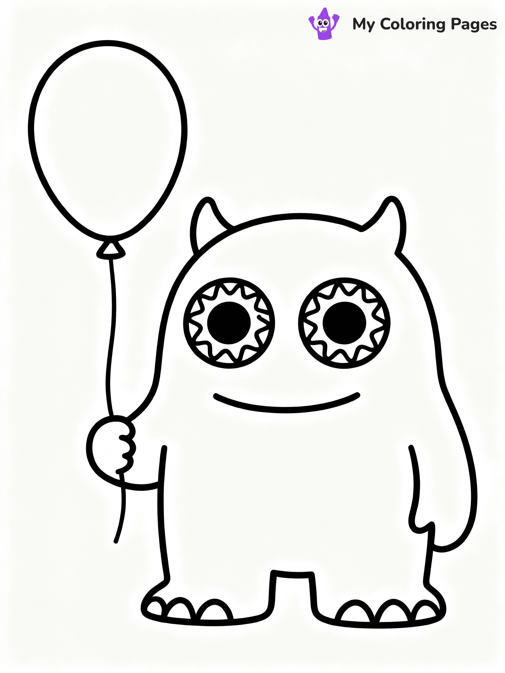 Monster Coloring Pages - 46