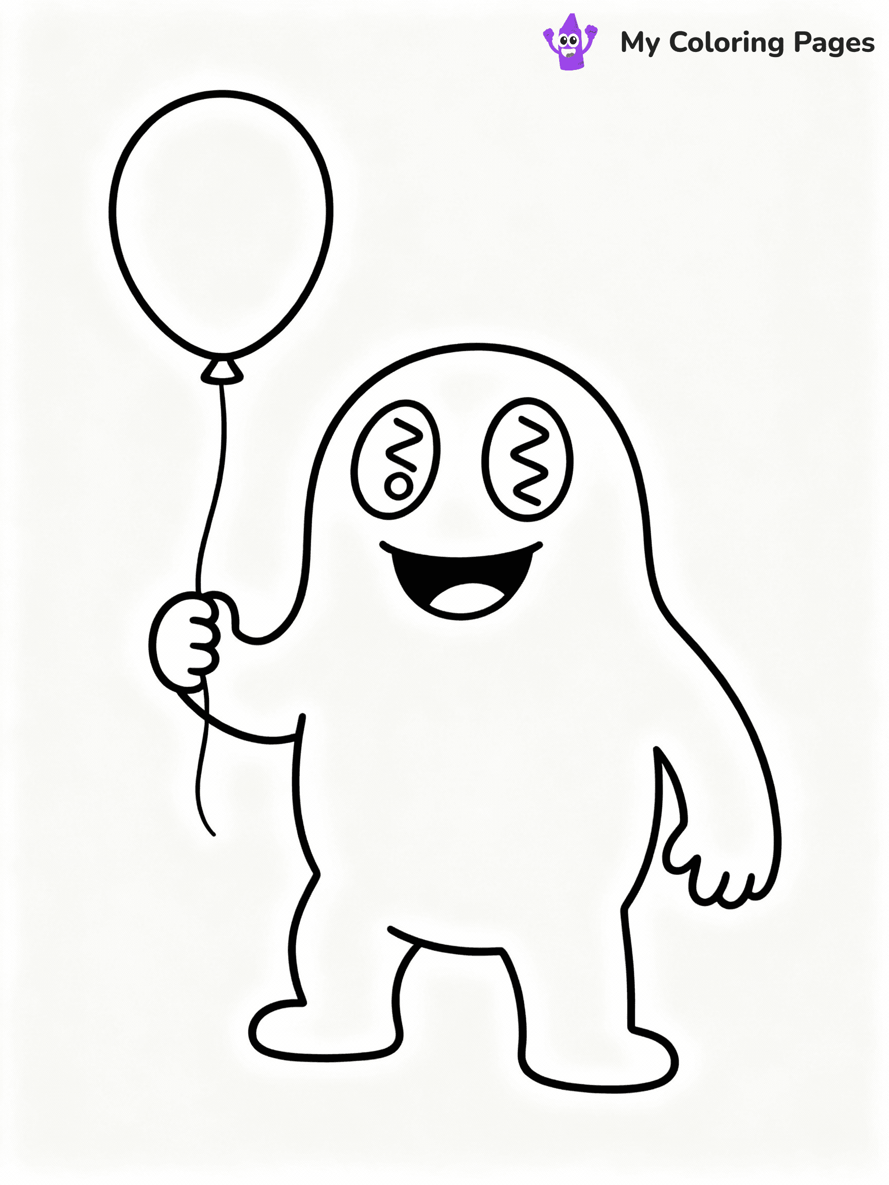 Monster Coloring Pages - 44