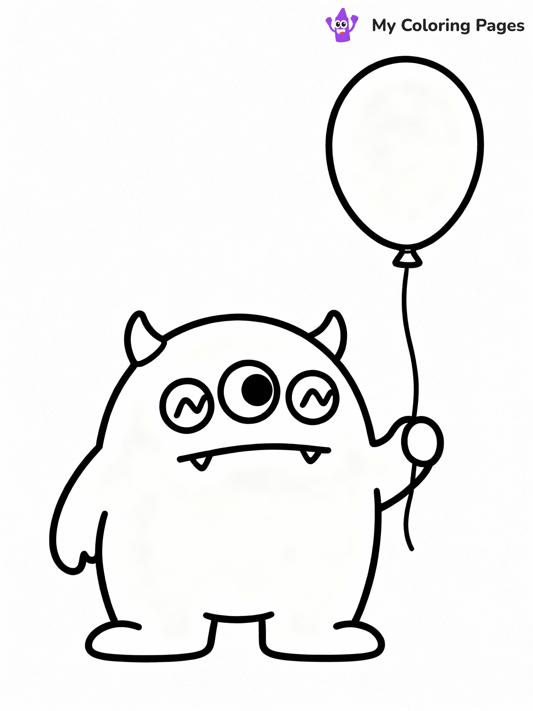 Monster Coloring Pages - 43