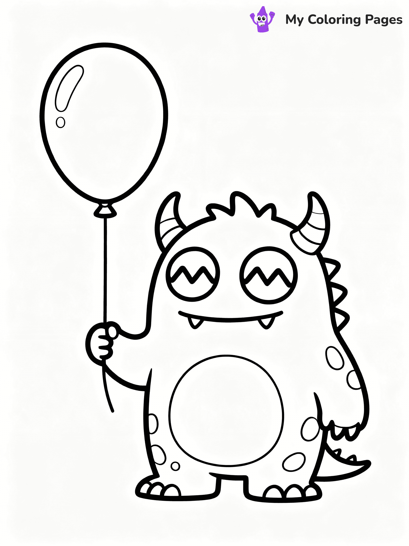 Monster Coloring Pages - 42