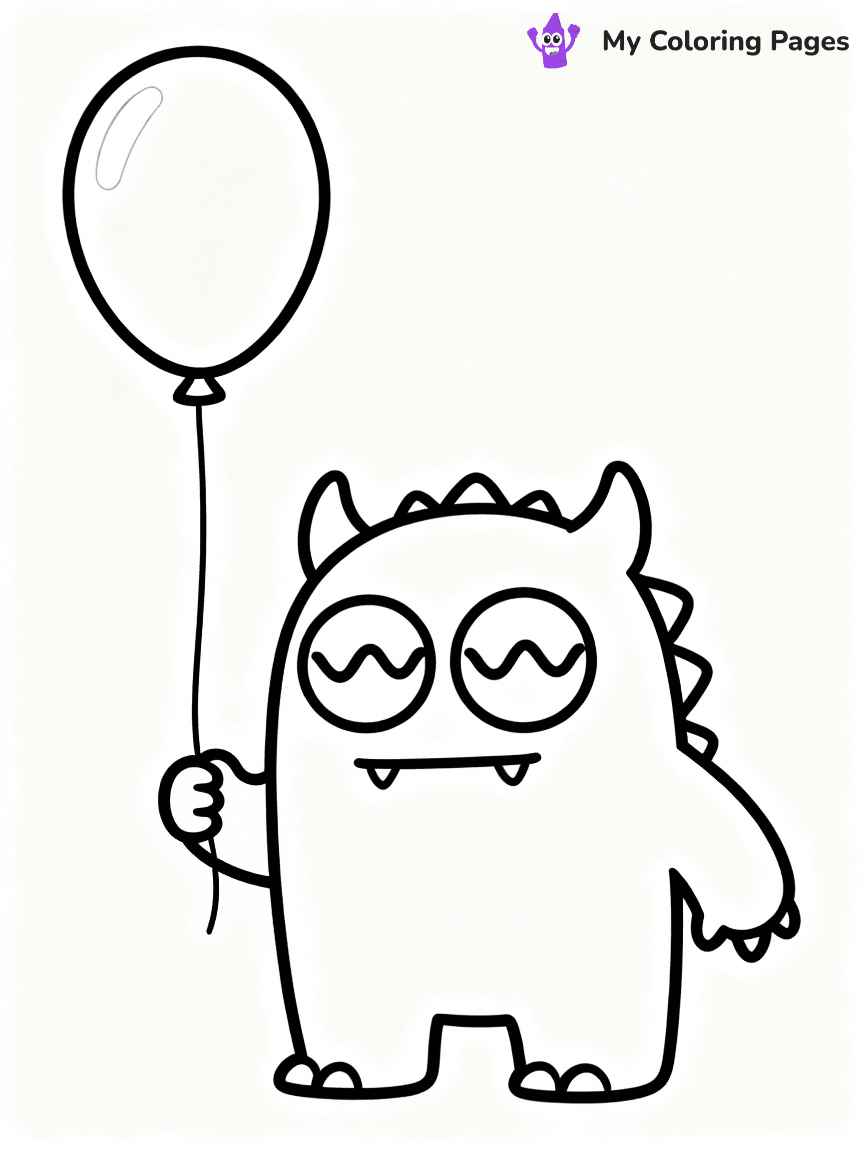Monster Coloring Pages - 39