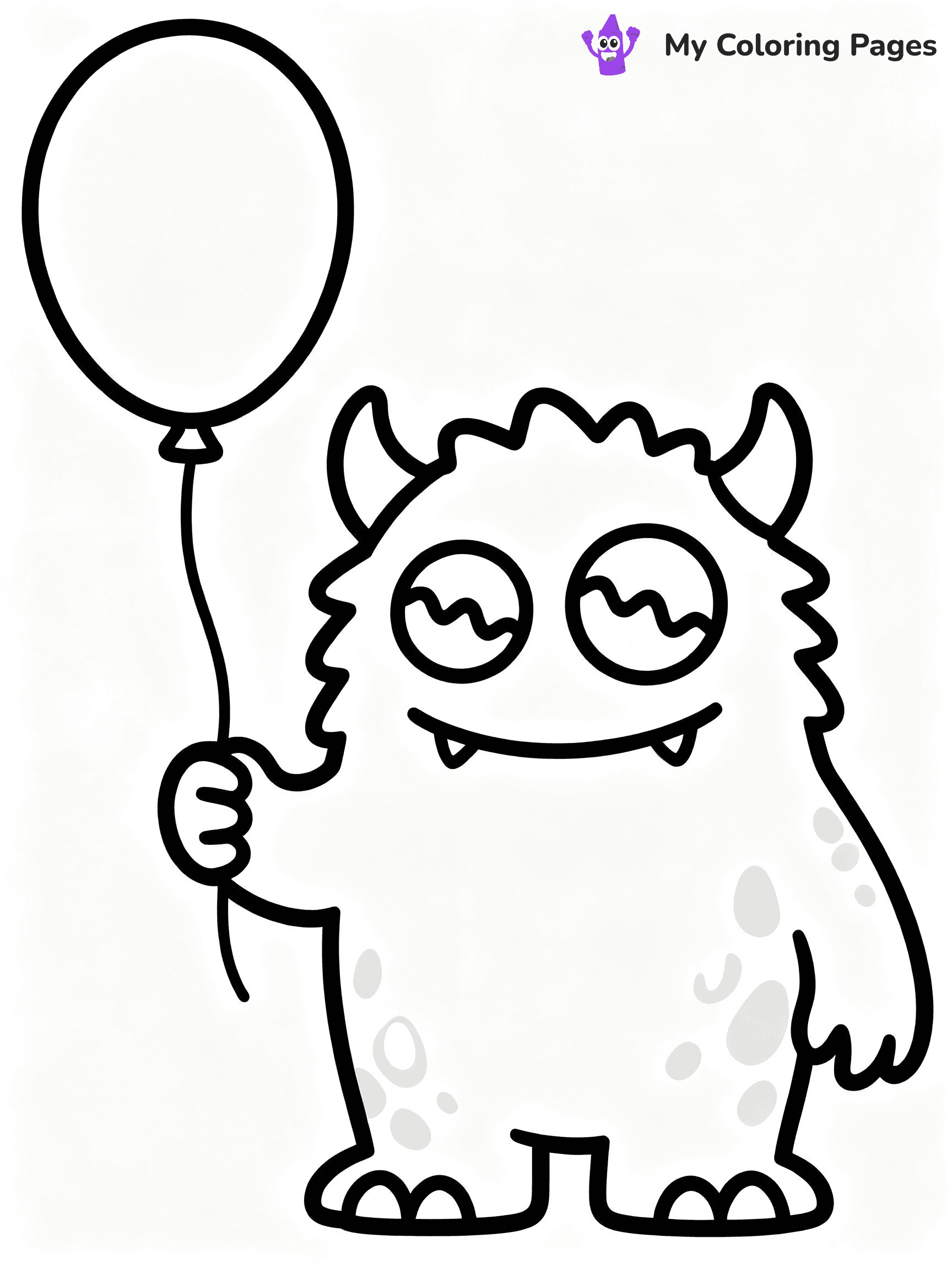 Monster Coloring Pages - 38