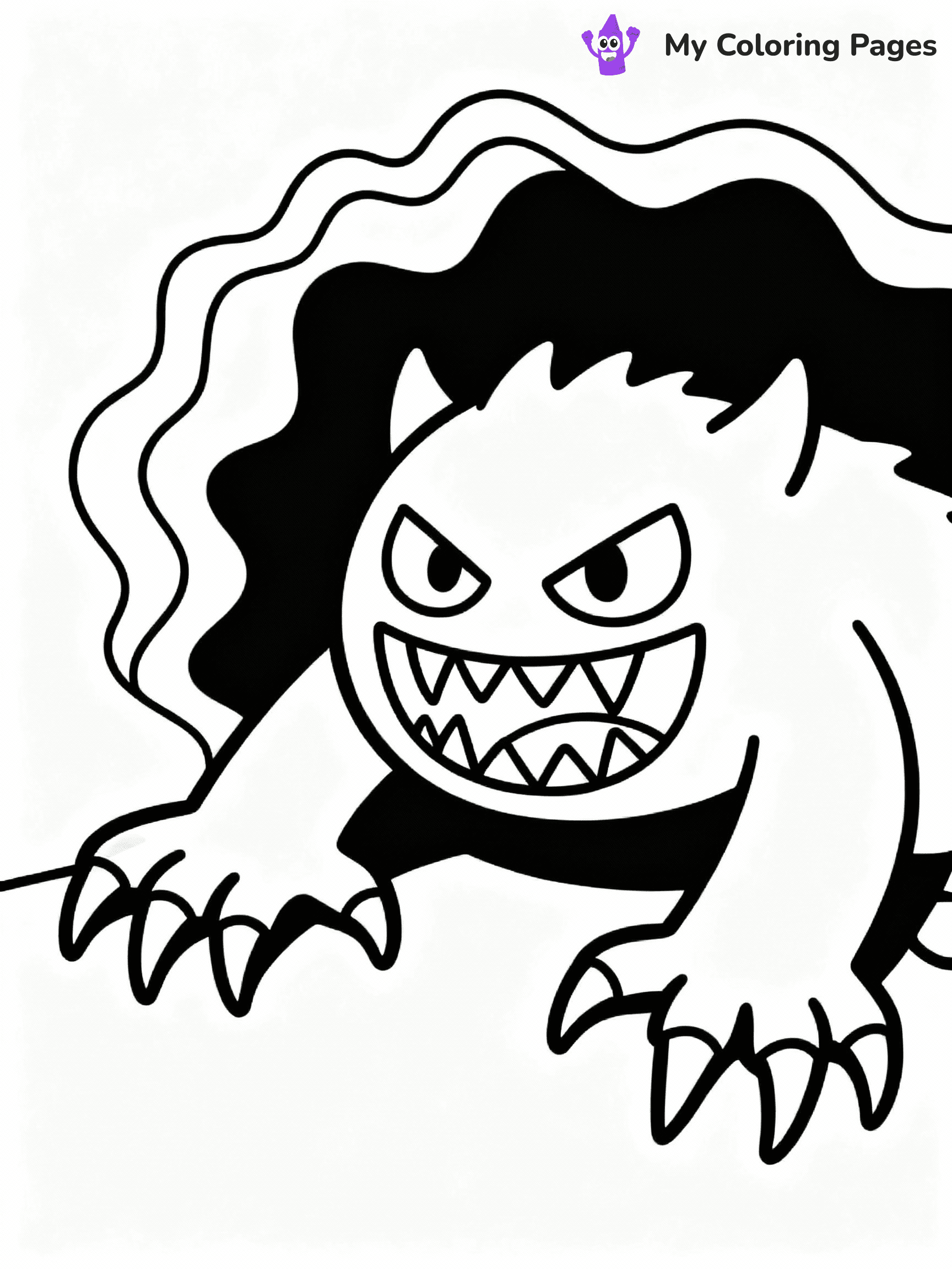 Monster Coloring Pages - 36