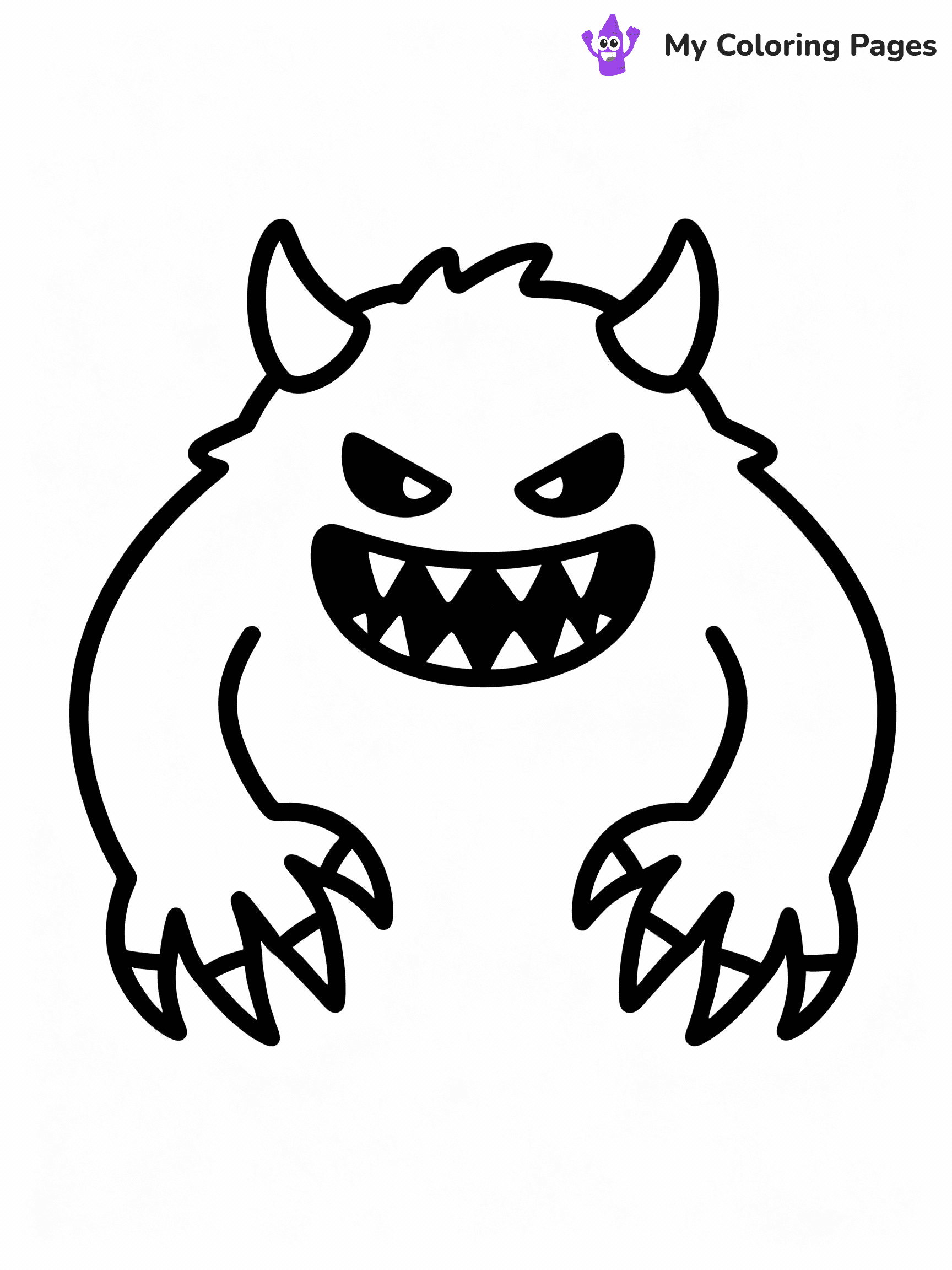 Monster Coloring Pages - 33