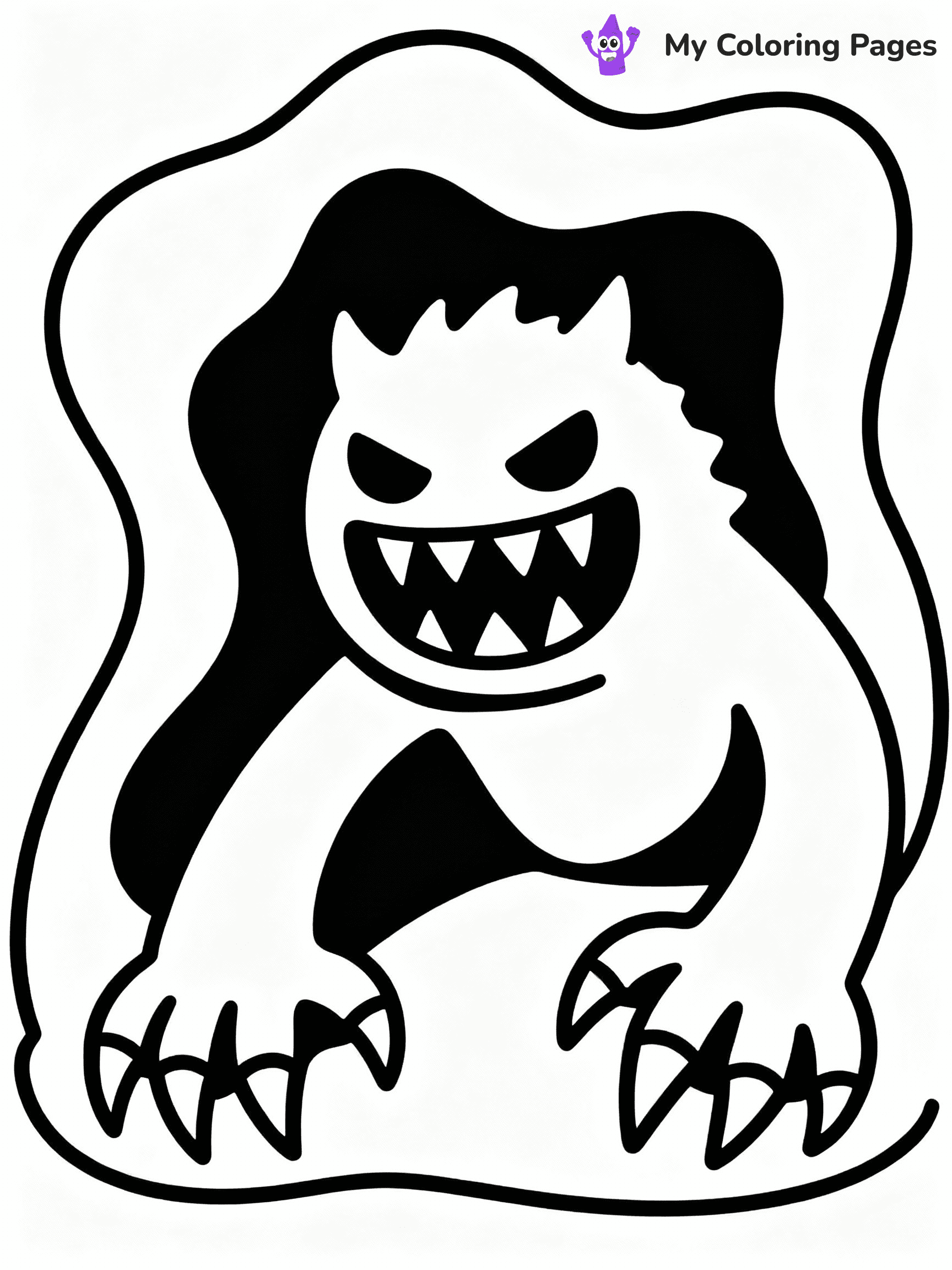Monster Coloring Pages - 32