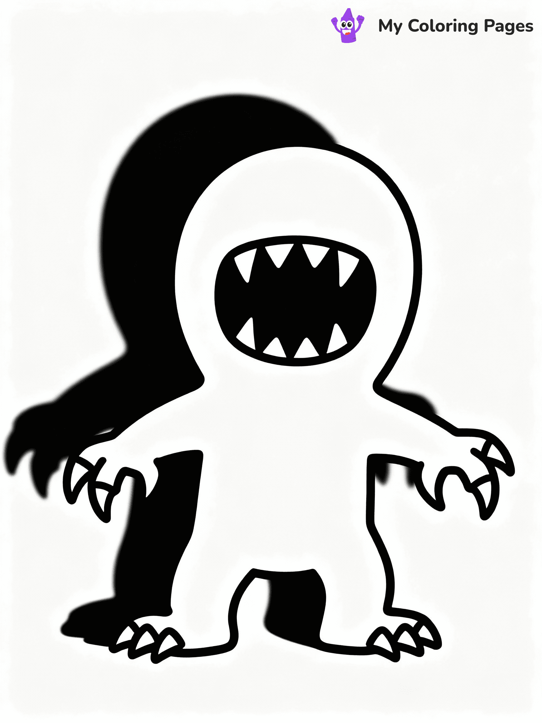 Monster Coloring Pages - 31