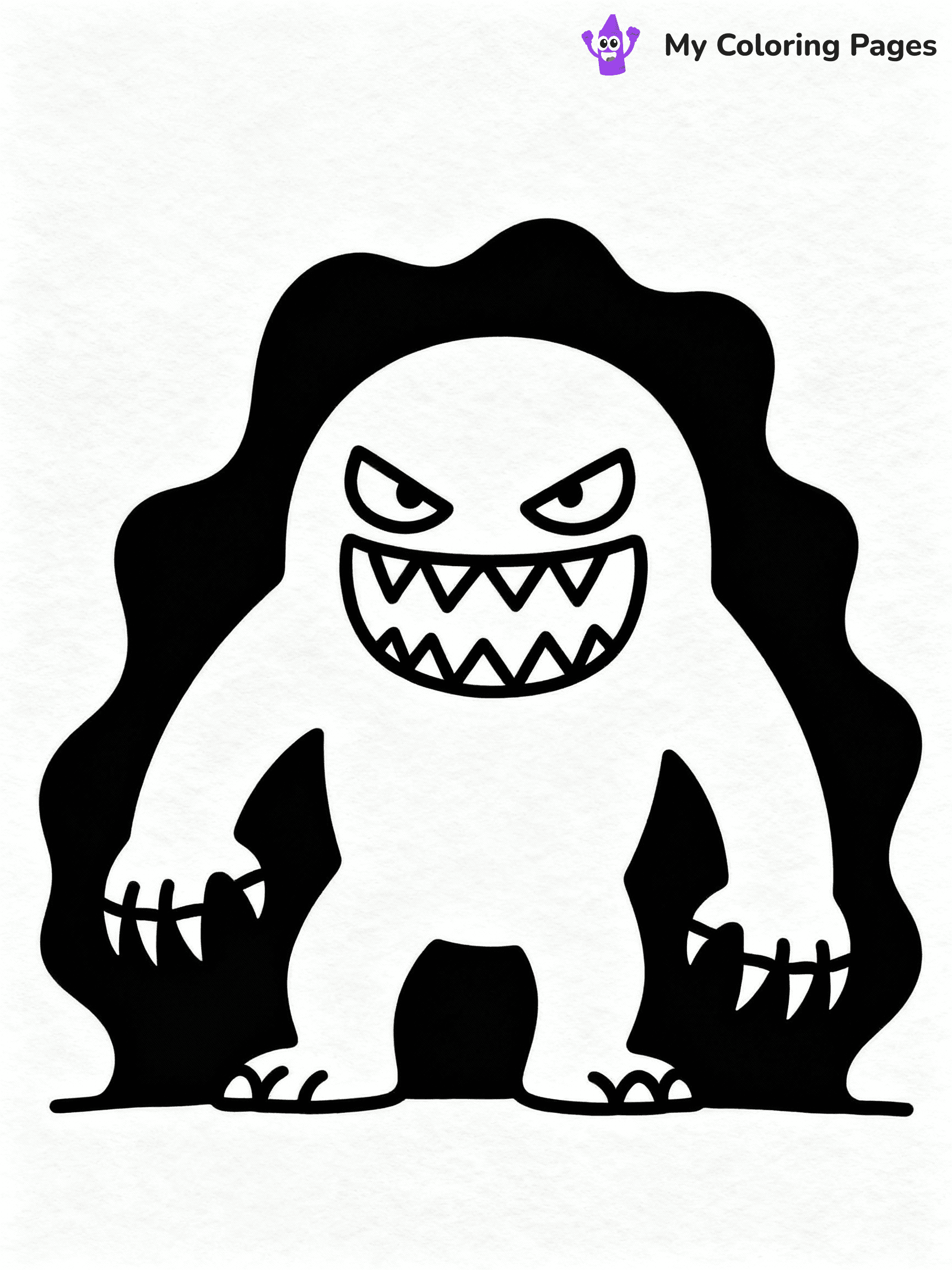 Monster Coloring Pages - 30