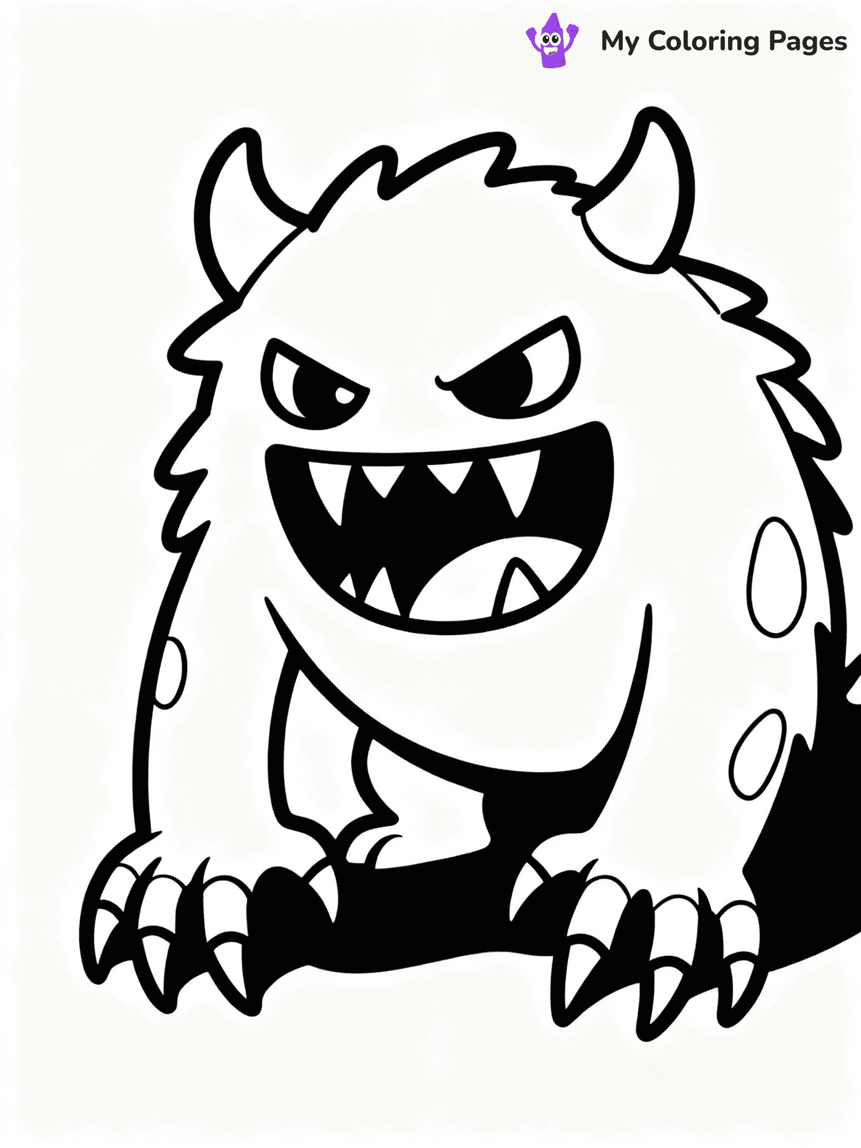 Monster Coloring Pages - 29