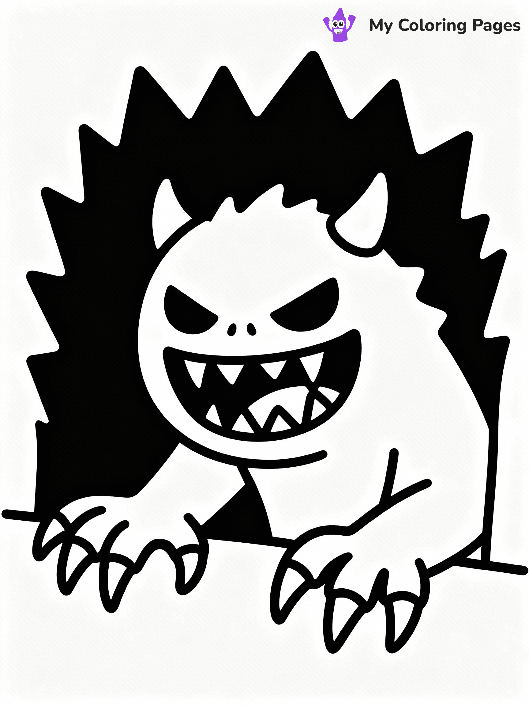 Monster Coloring Pages - 27