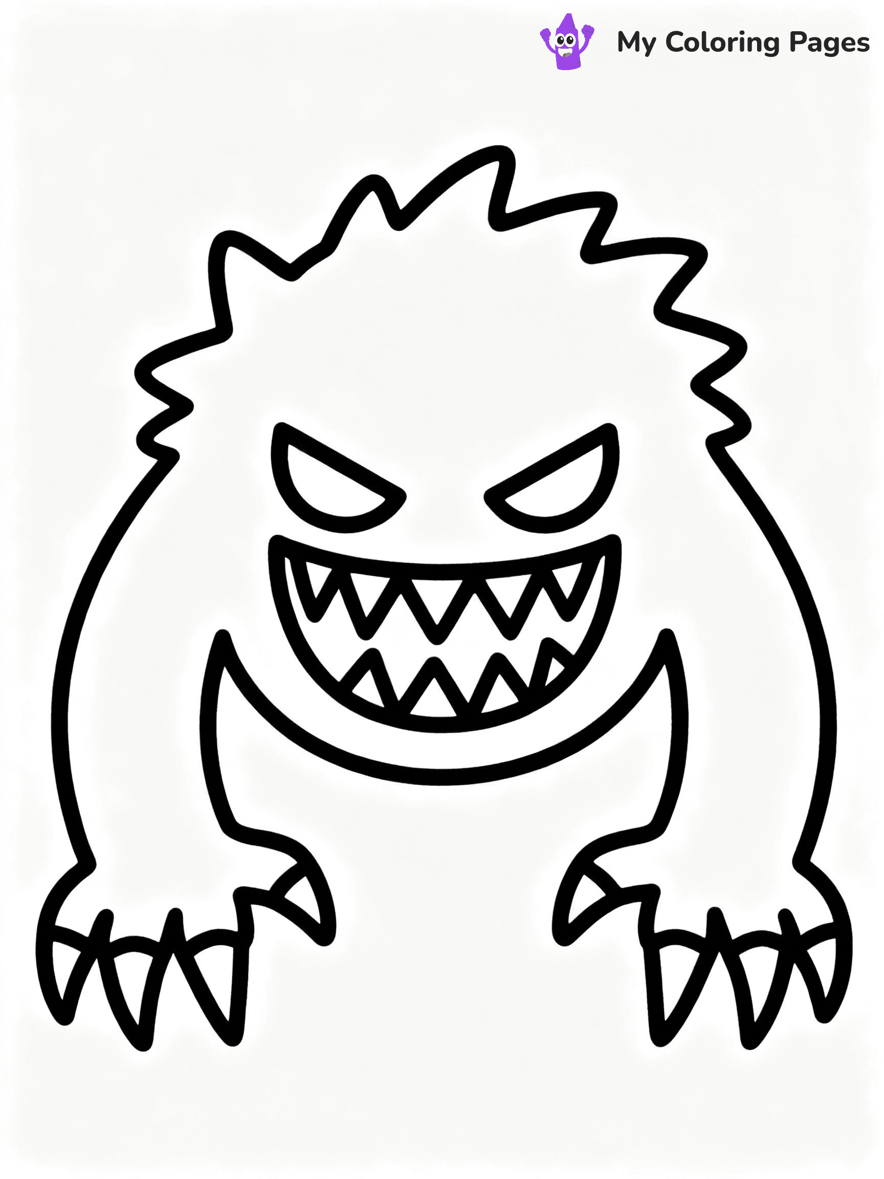 Monster Coloring Pages - 26
