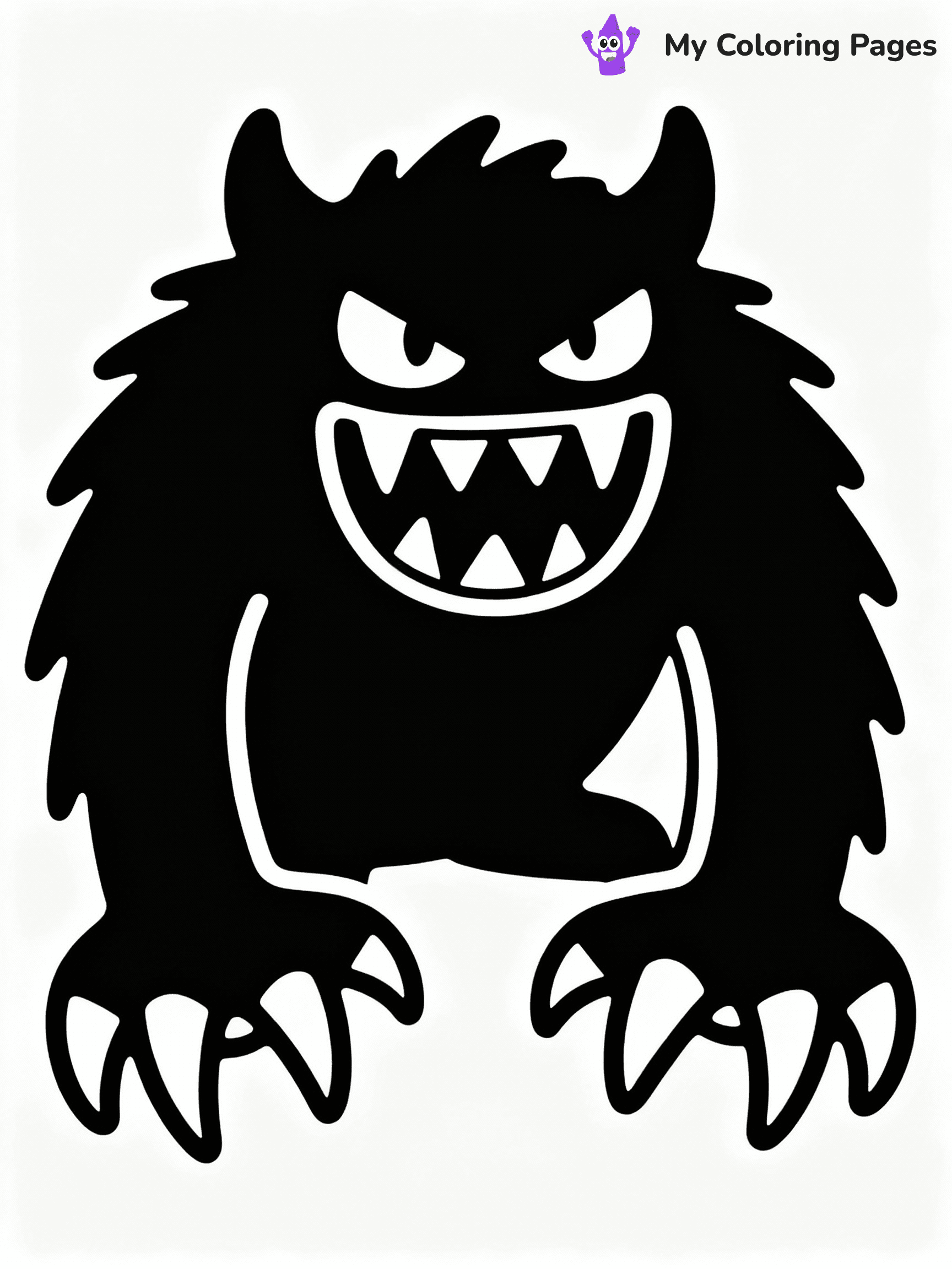 Monster Coloring Pages - 24