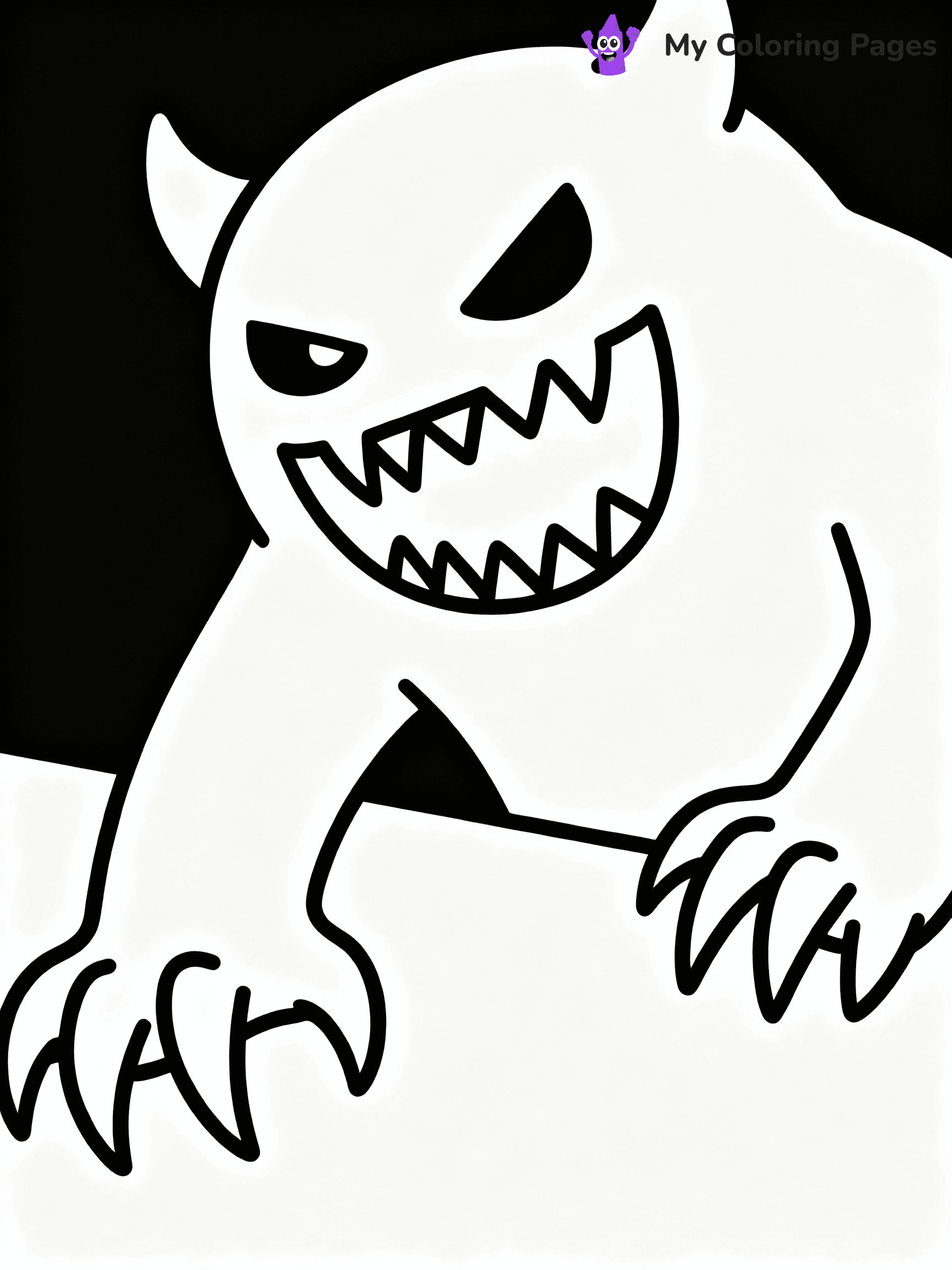 Monster Coloring Pages - 23