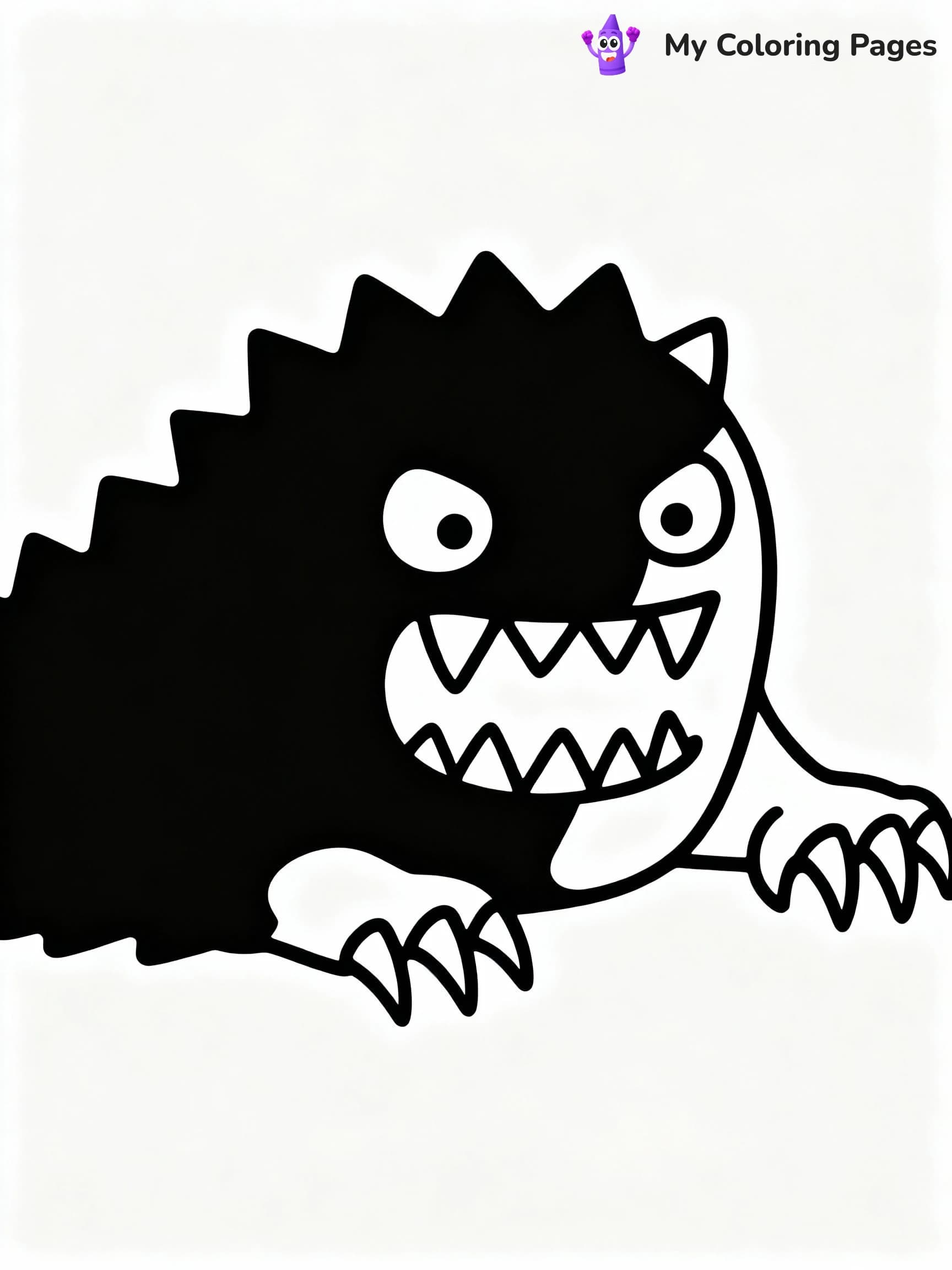Monster Coloring Pages - 22
