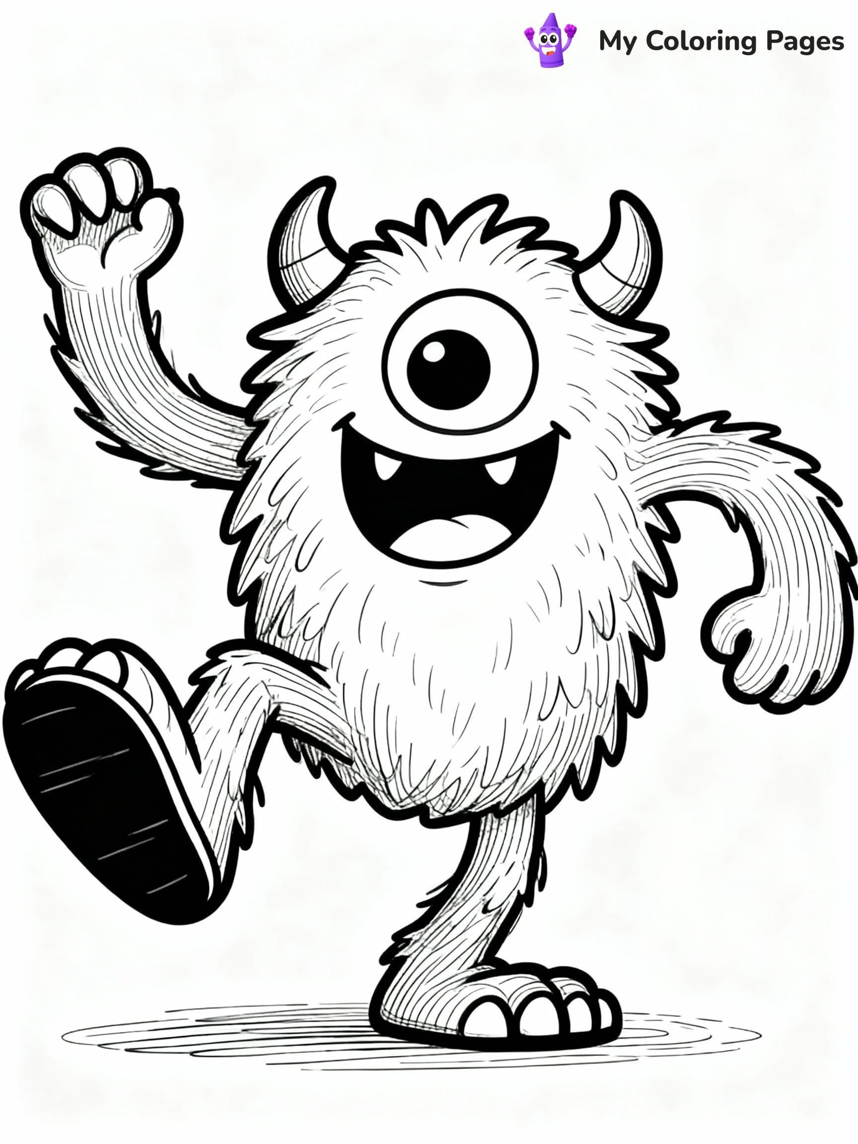 Monster Coloring Pages - 21