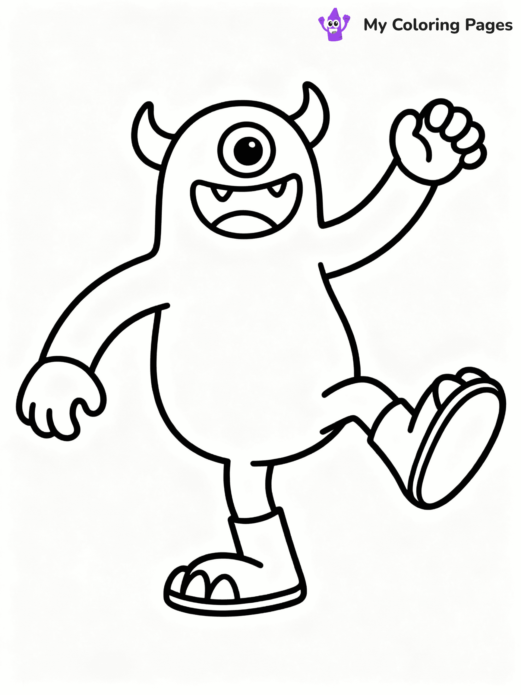 Monster Coloring Pages - 20