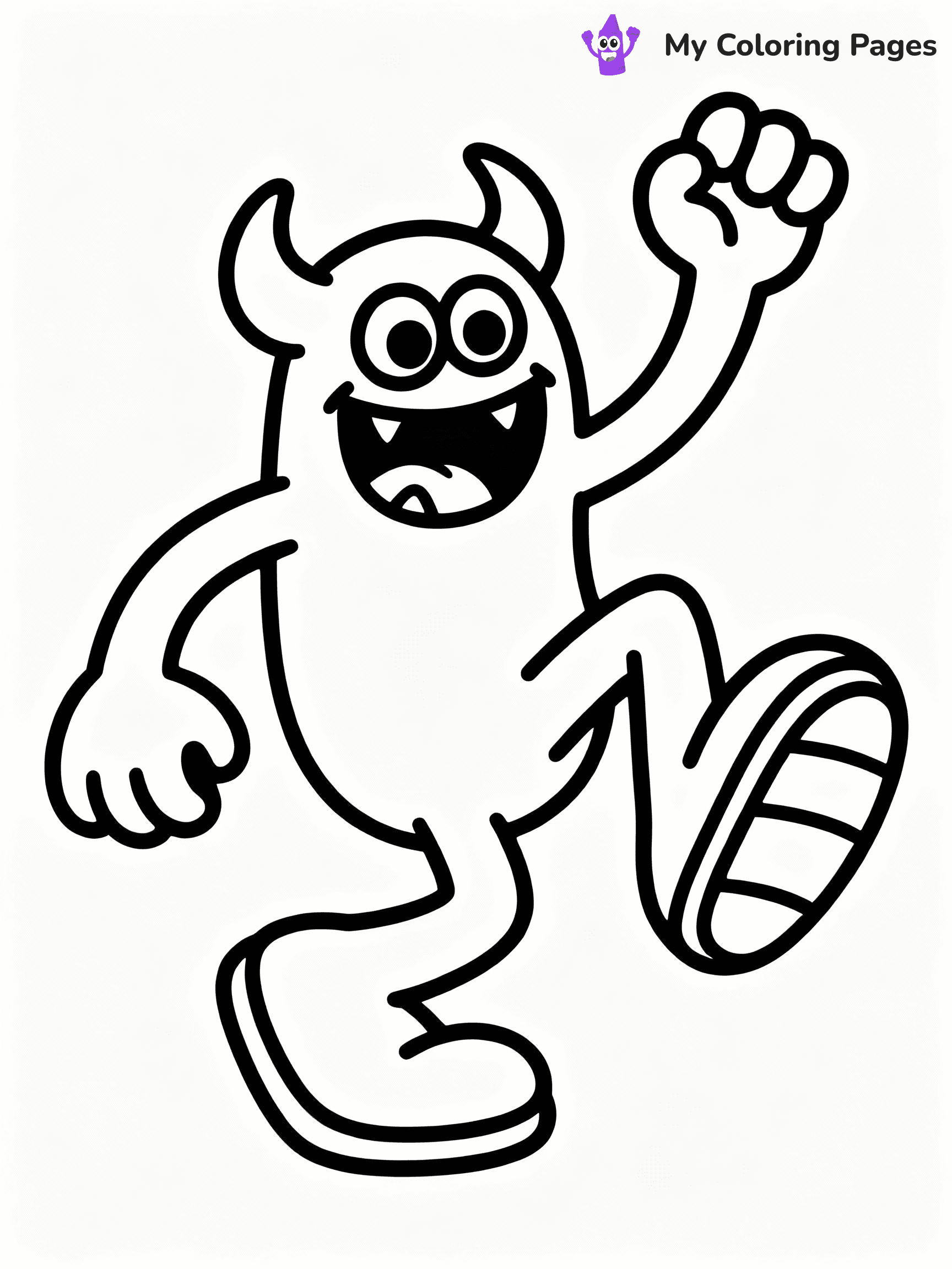Monster Coloring Pages - 19
