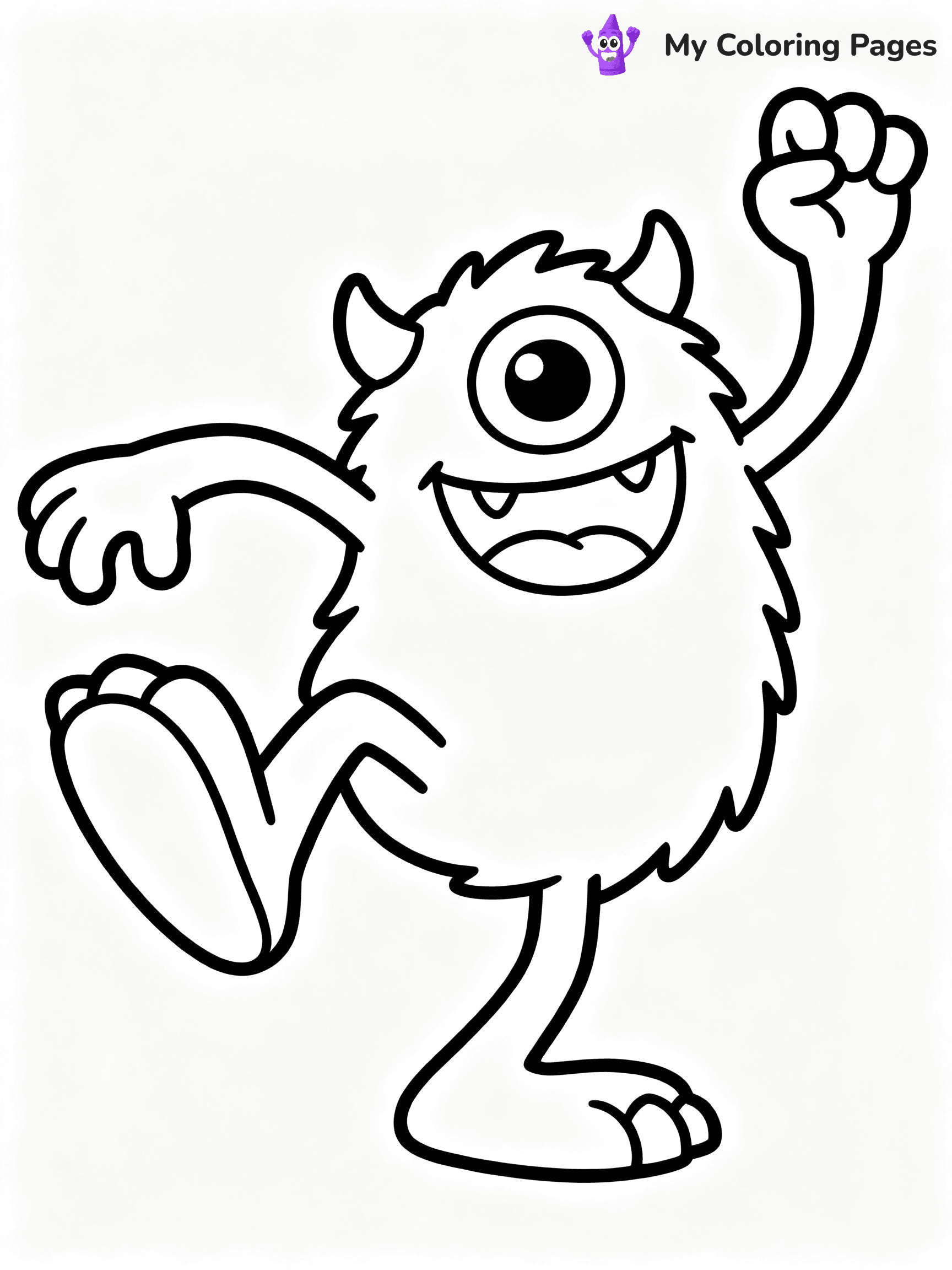 Monster Coloring Pages - 18