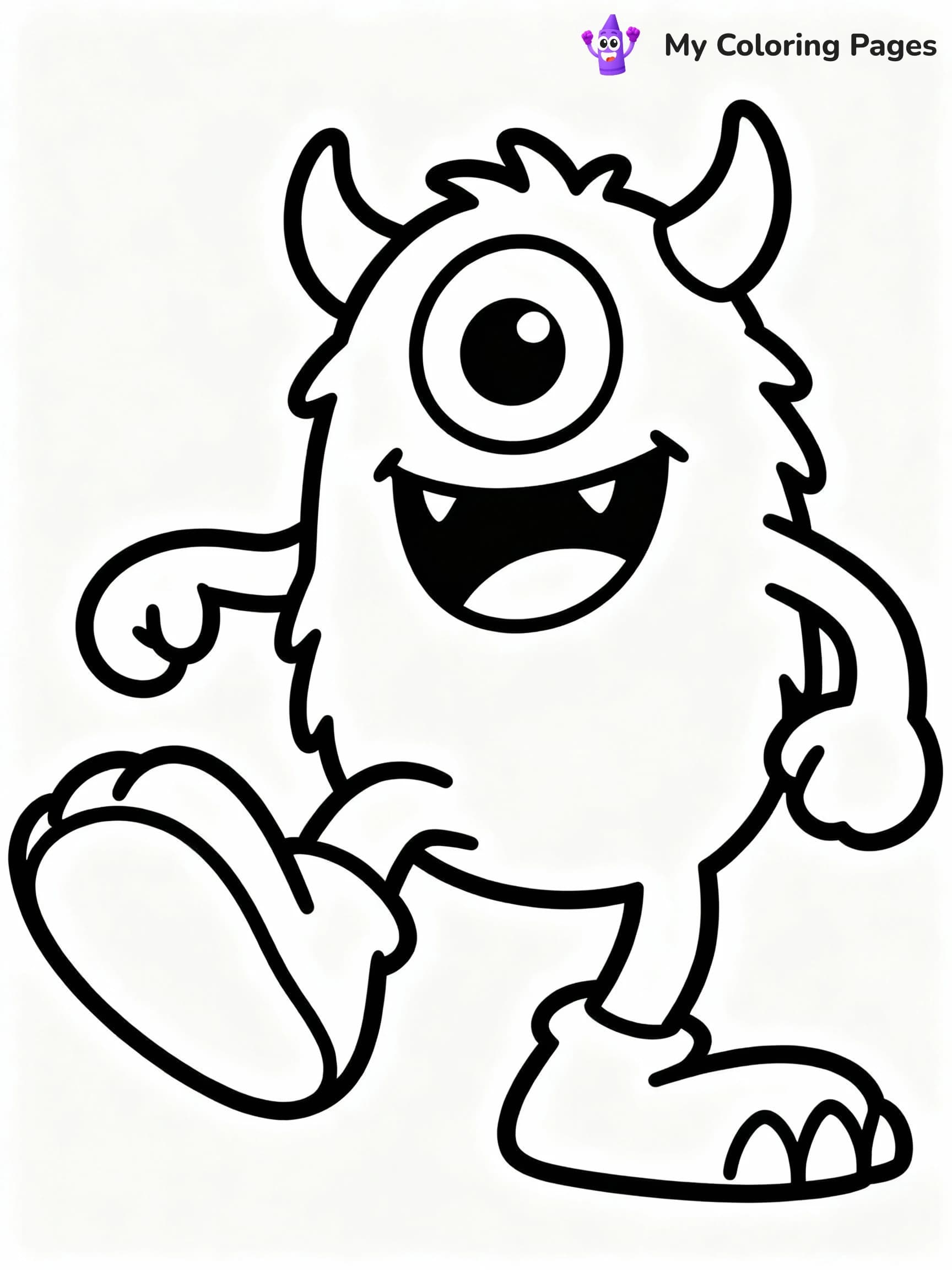 Monster Coloring Pages - 17