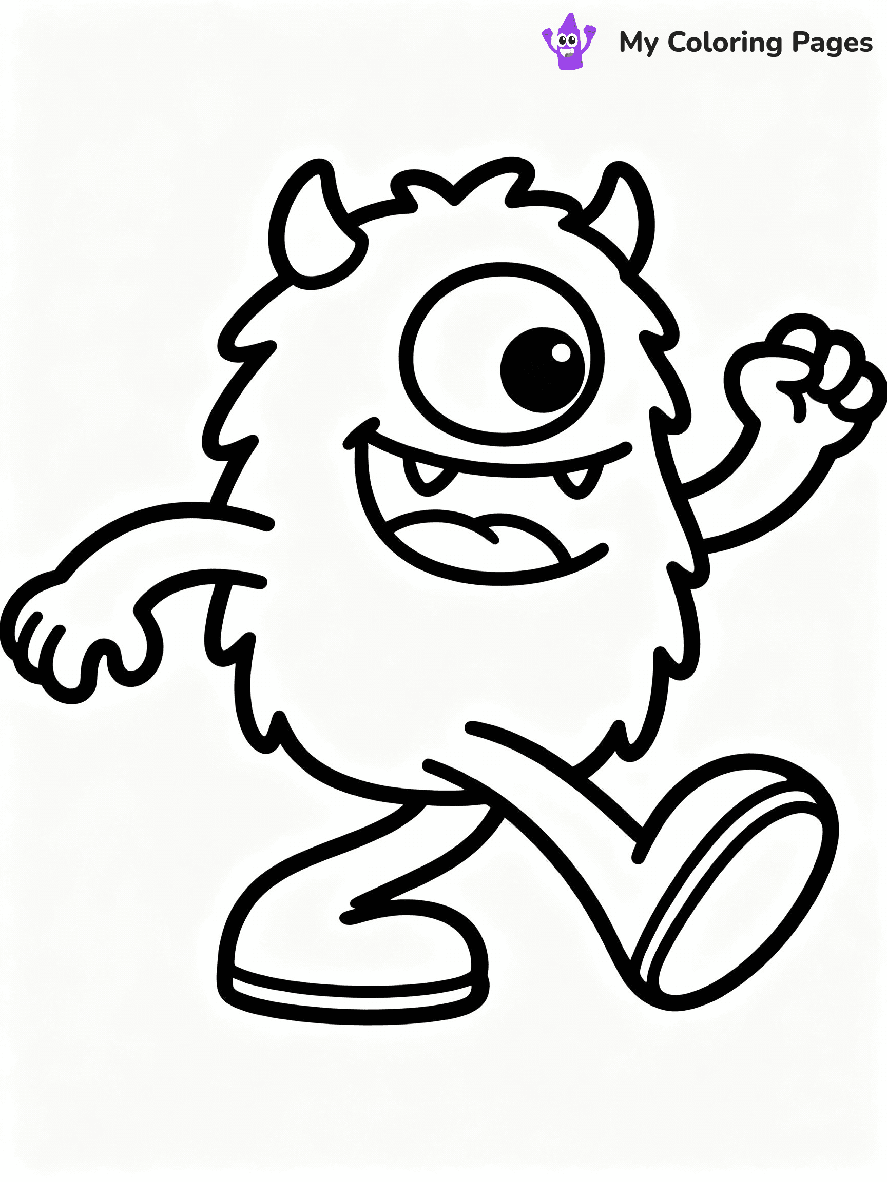 Monster Coloring Pages - 16