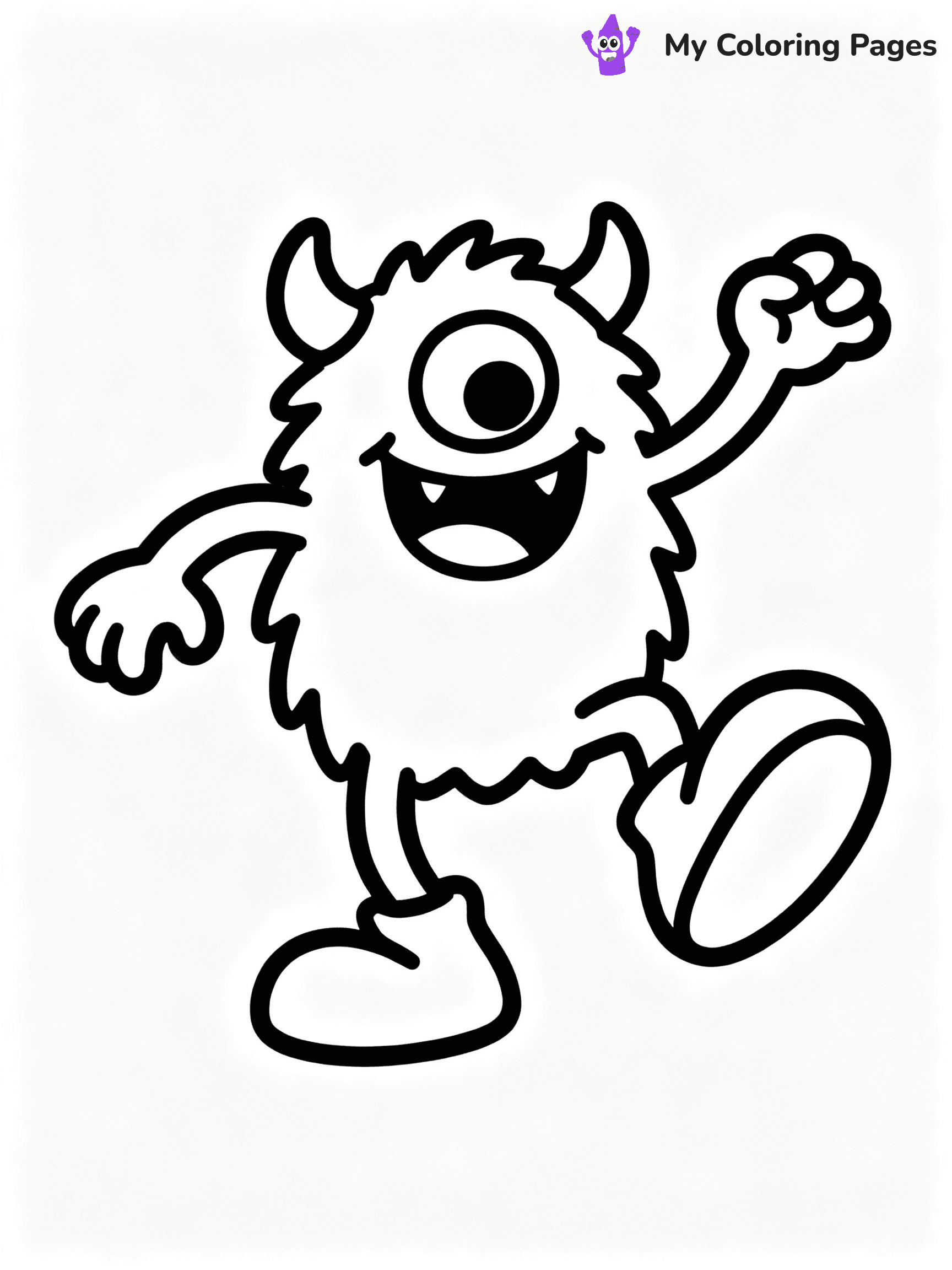 Monster Coloring Pages - 14