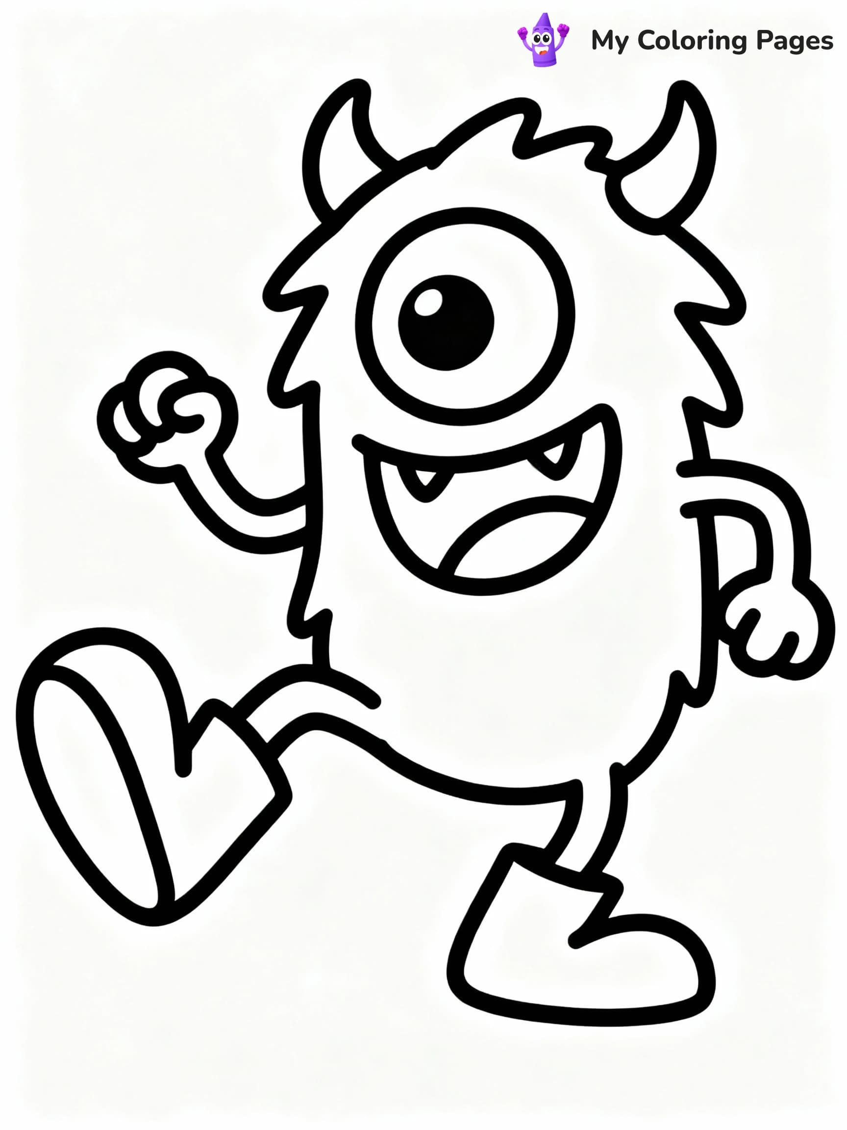 Monster Coloring Pages - 12