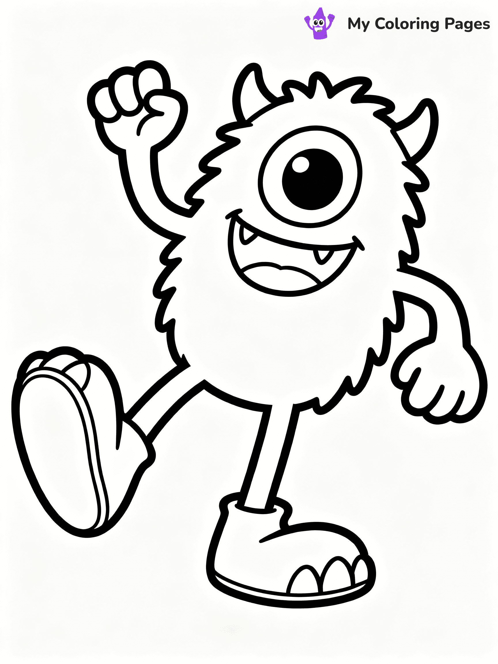 Monster Coloring Pages - 11