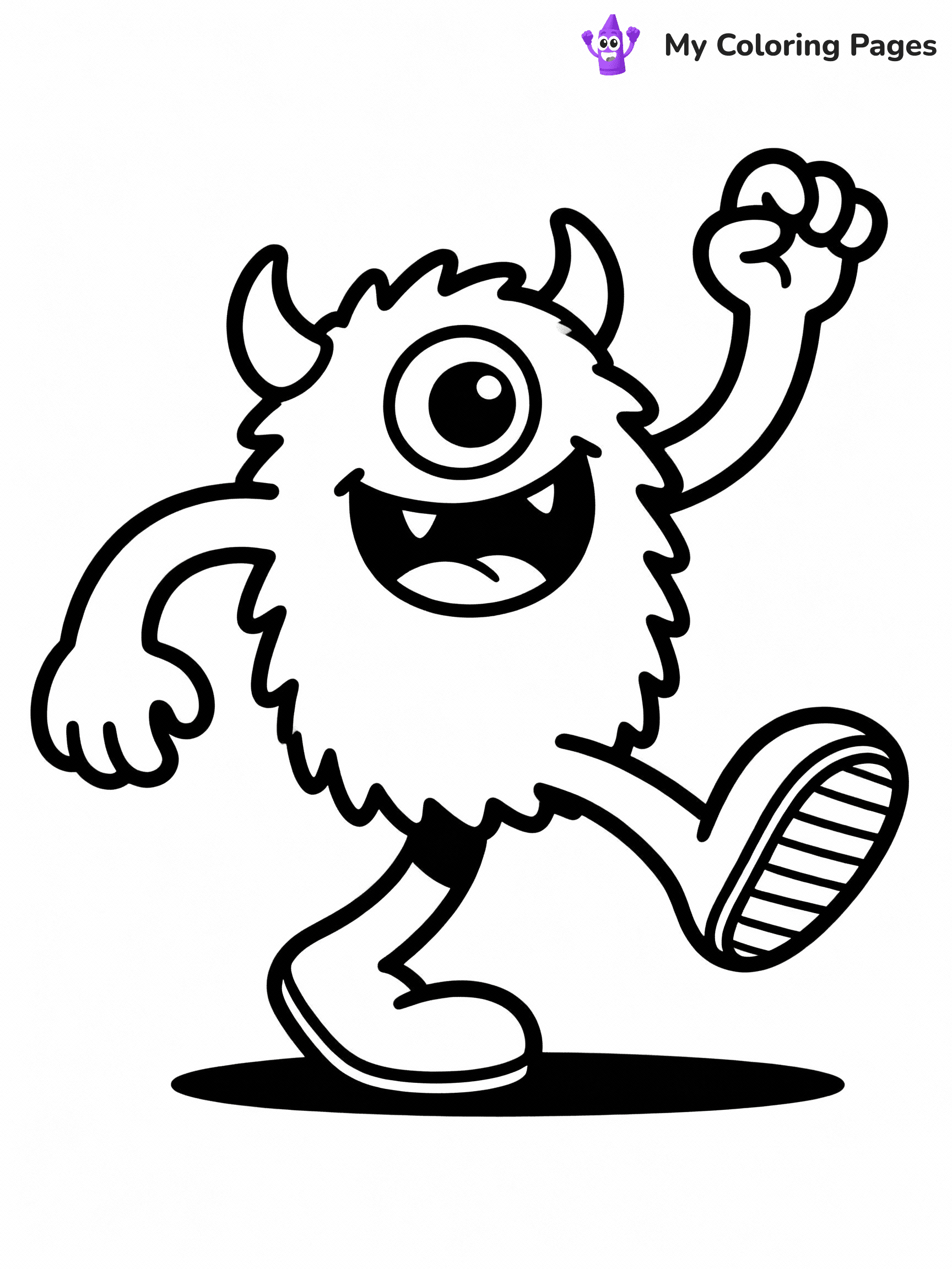 Monster Coloring Pages - 10
