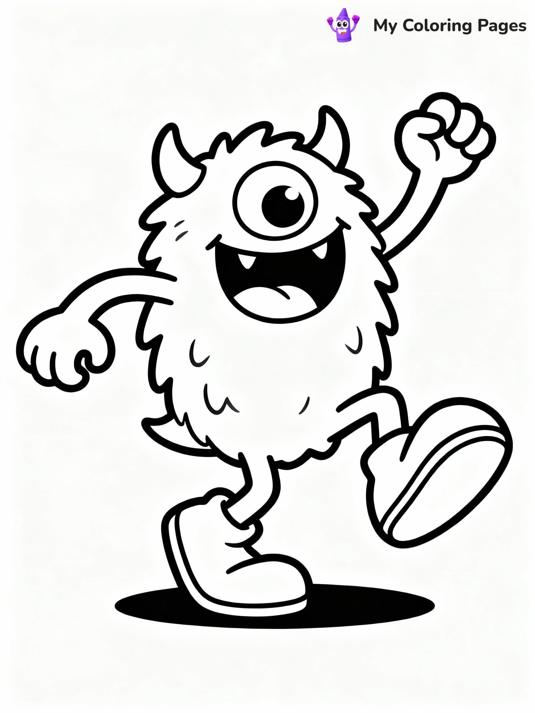 Monster Coloring Pages - 8